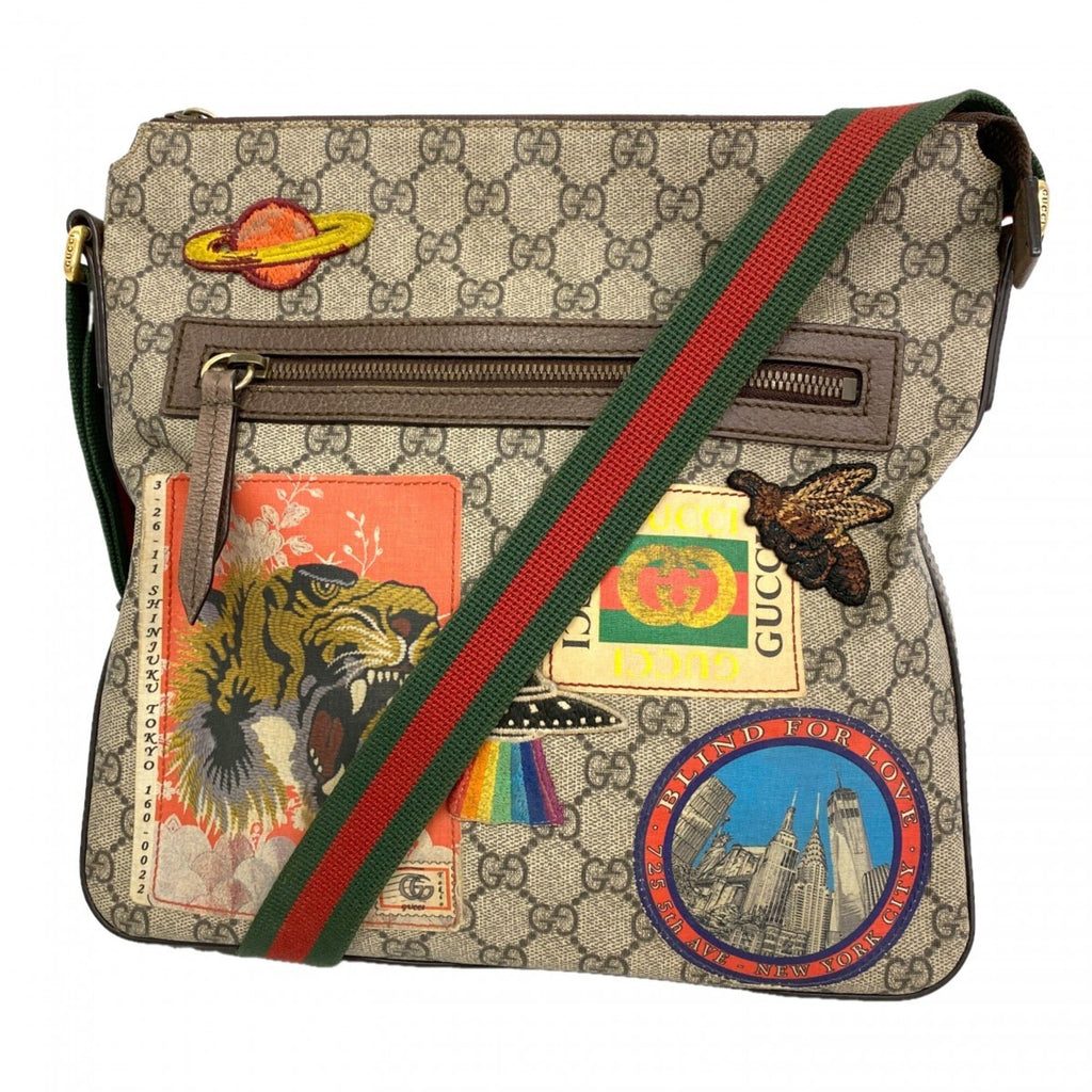 Gucci Brown Pvc Shoulder Bag (Pre-Owned)