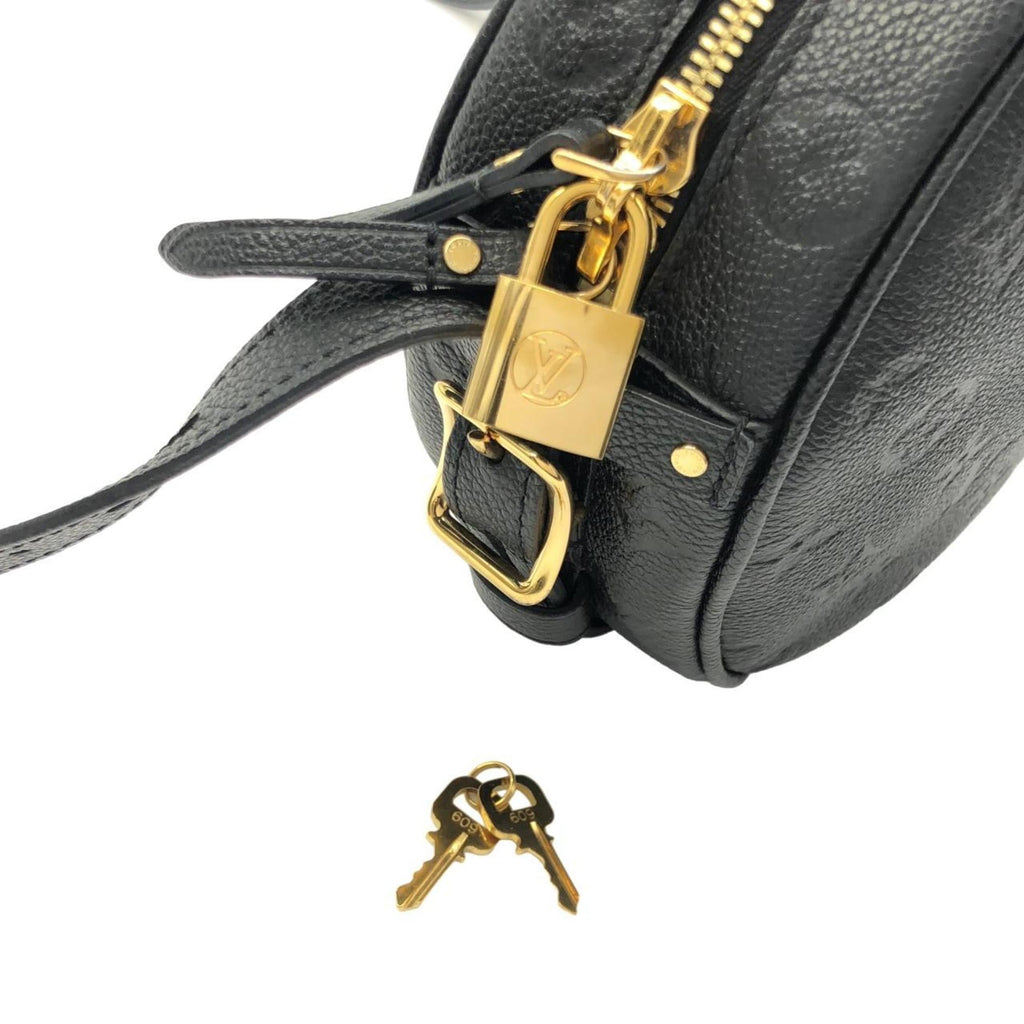 Louis Vuitton Black Leather Shoulder Bag