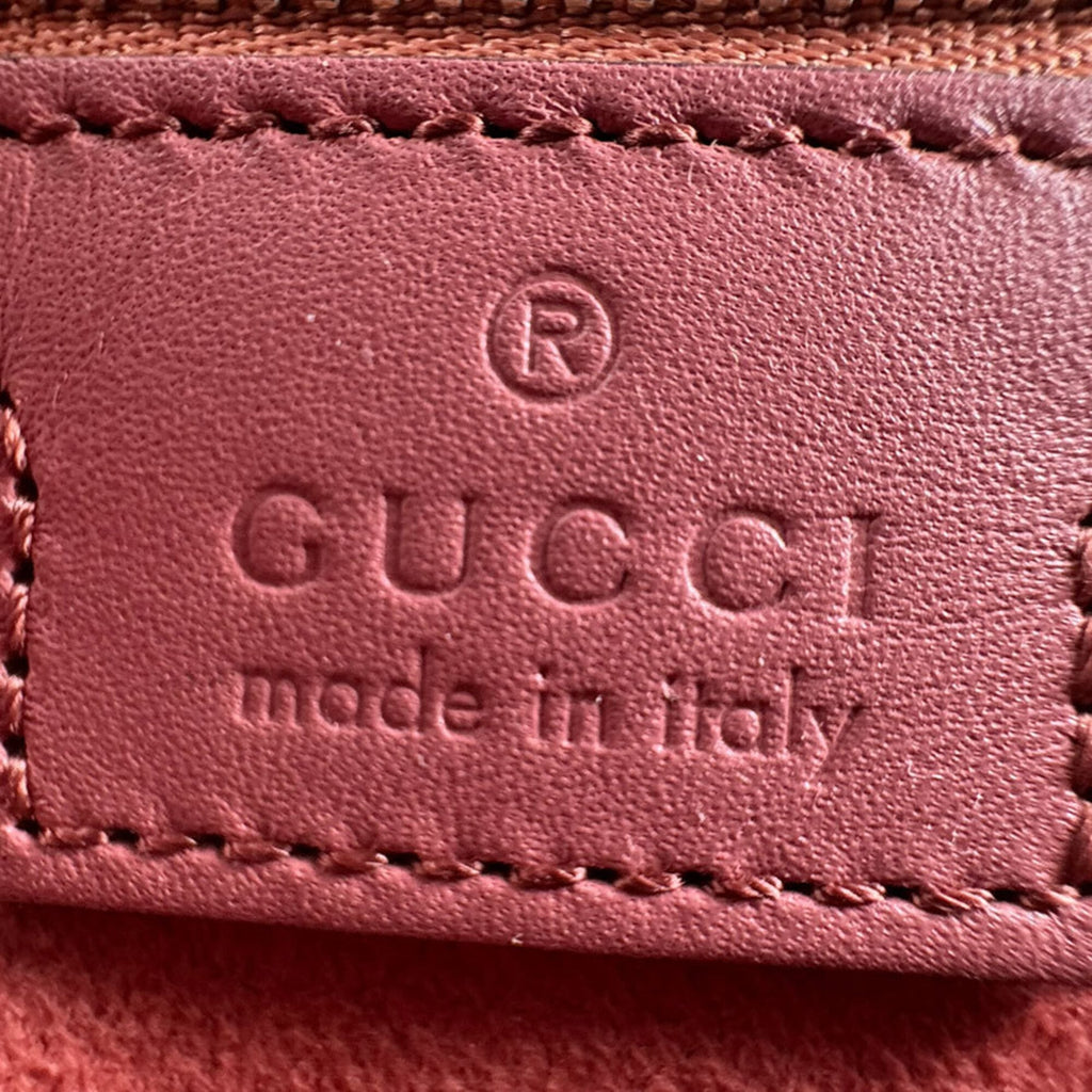 Gucci Pink Leather Shoulder Bag (Pre-Owned)
