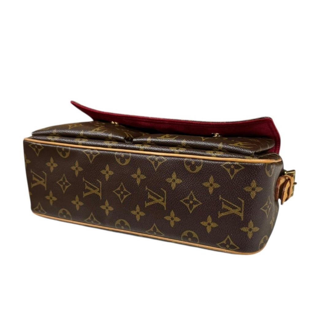 Louis Vuitton Brown Monogram Canvas Shoulder Bag