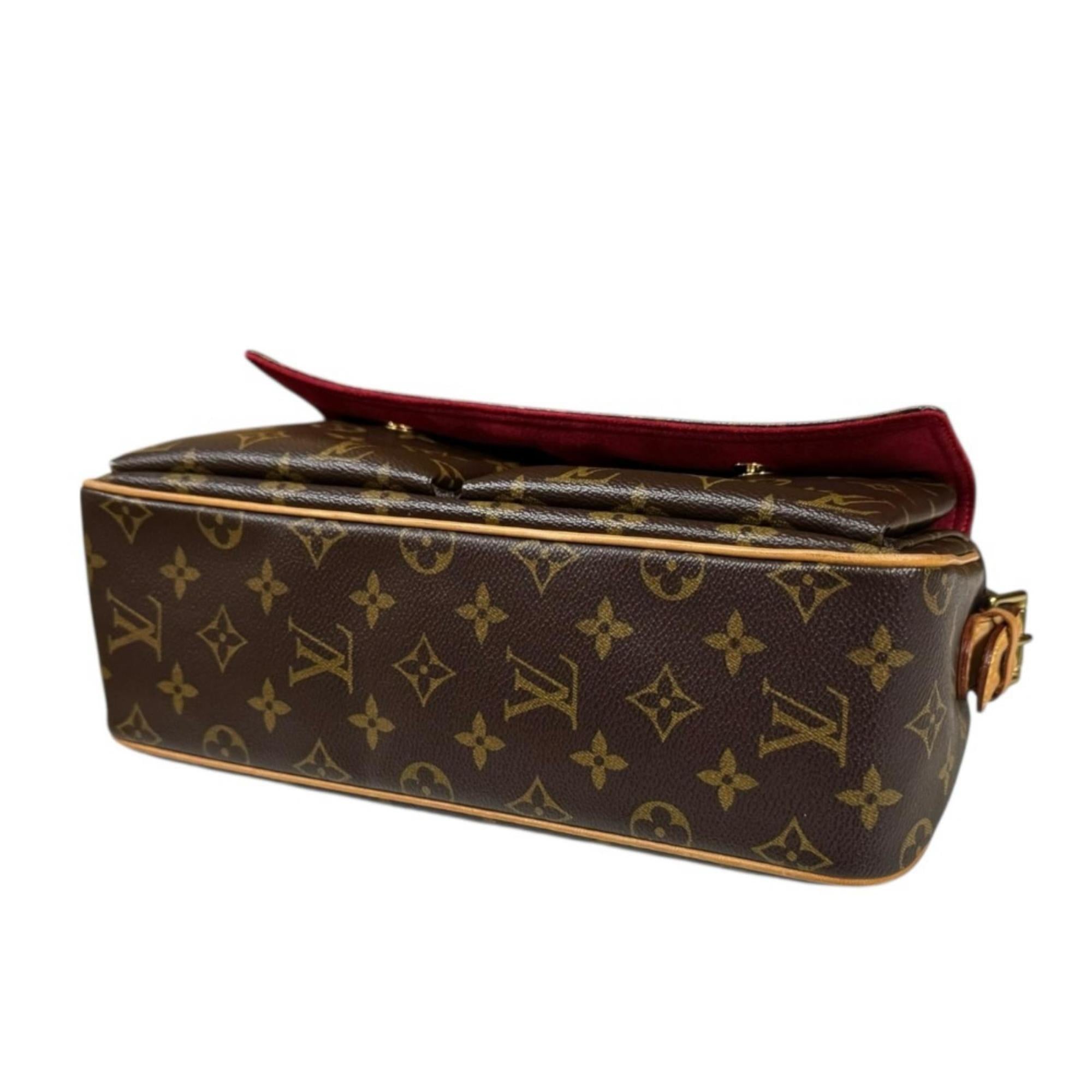 Louis Vuitton Brown Monogram Canvas Shoulder Bag
