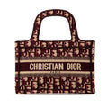 Christian Dior Beige Wine Canvas Handbag Tote Bag (Pre-Owned)