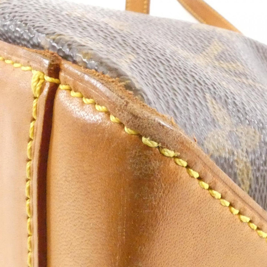 Louis Vuitton Brown Coated Canvas Handbag