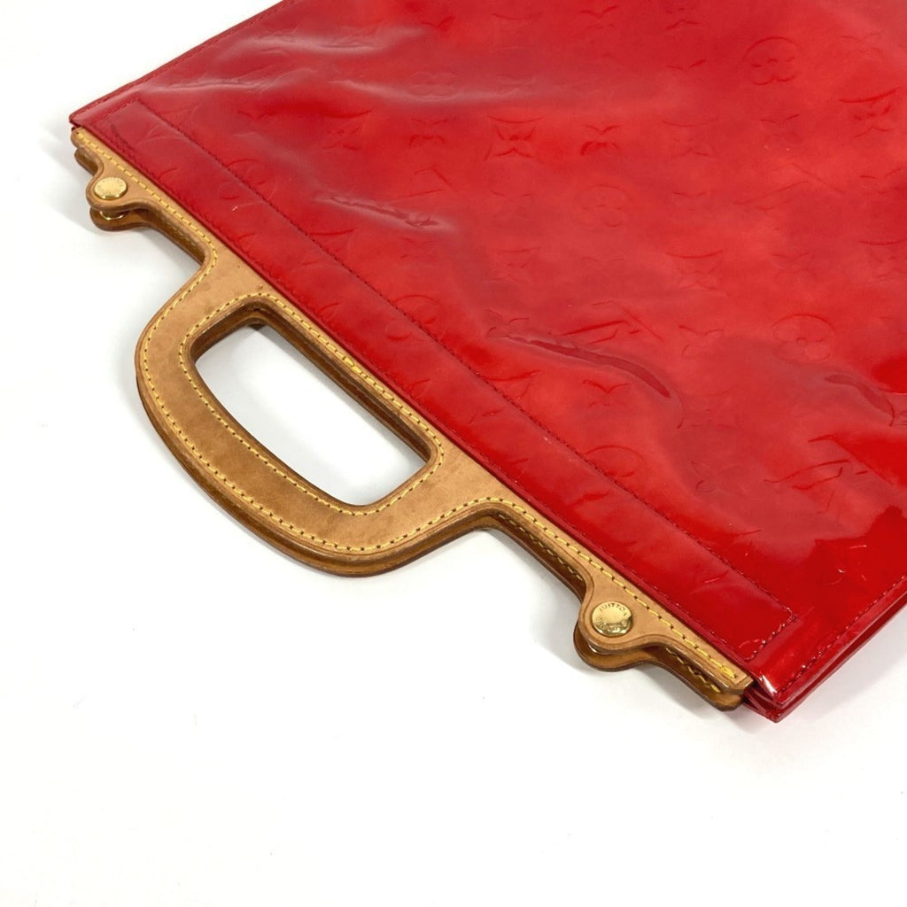 Louis Vuitton Red Color Monogram Vernis Handbag Tote Bag