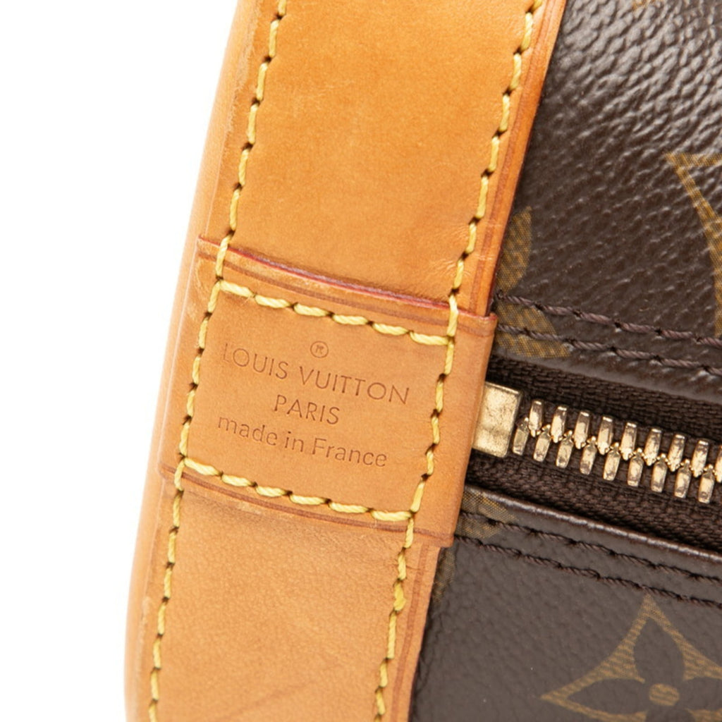 Louis Vuitton Brown Pvc Leather Handbag Shoulder Bag