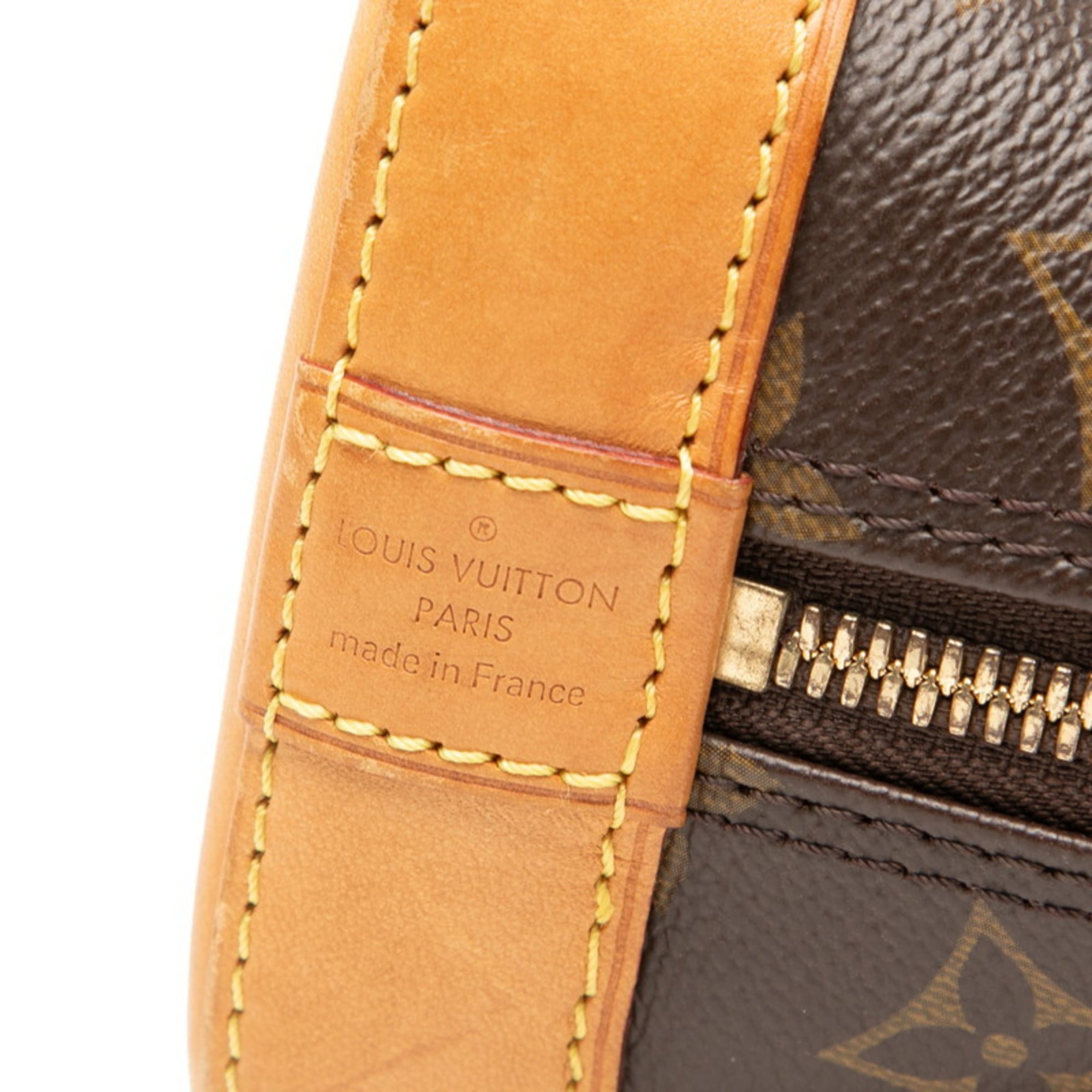 Louis Vuitton Brown Pvc Leather Handbag Shoulder Bag