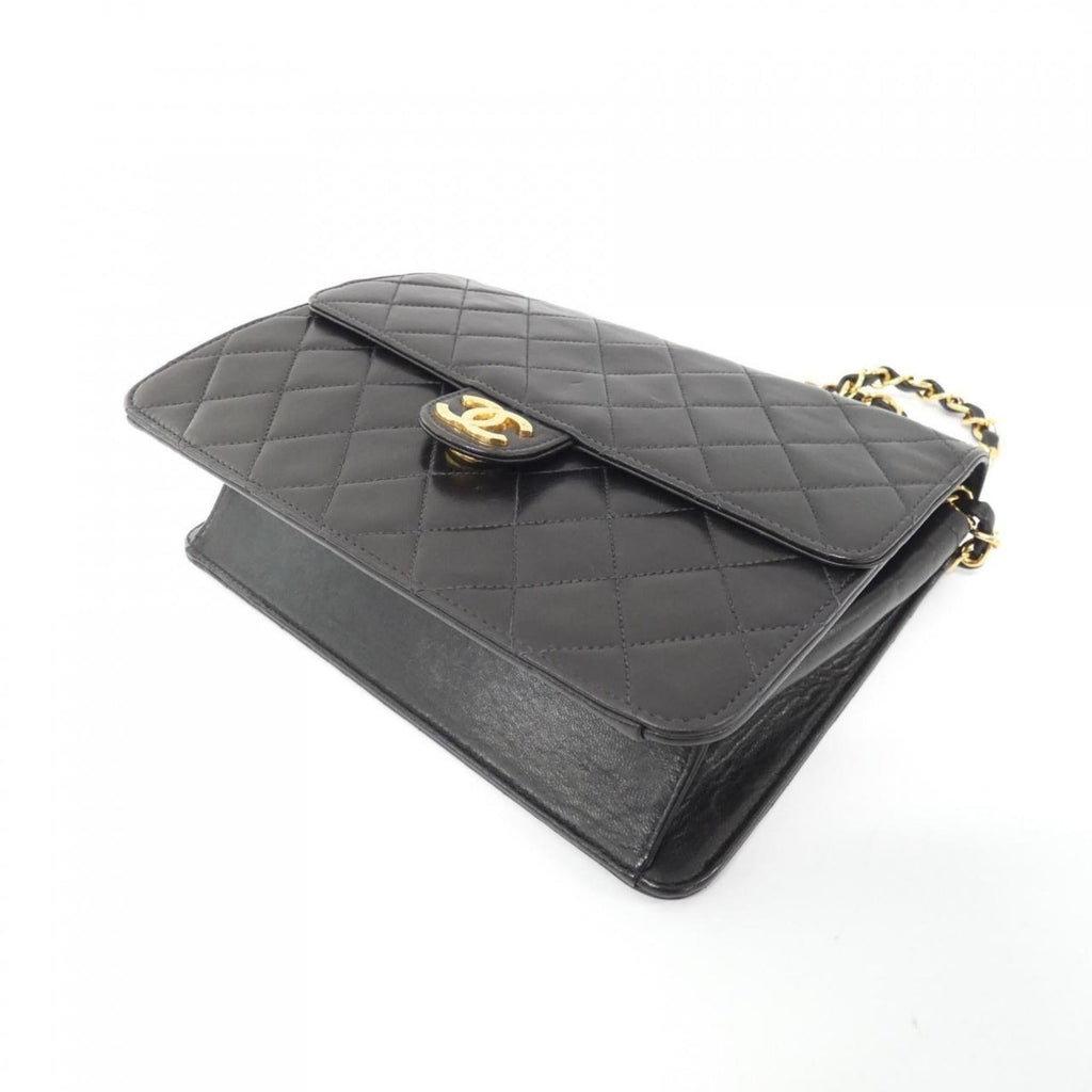 Chanel Black Leather Shoulder Bag