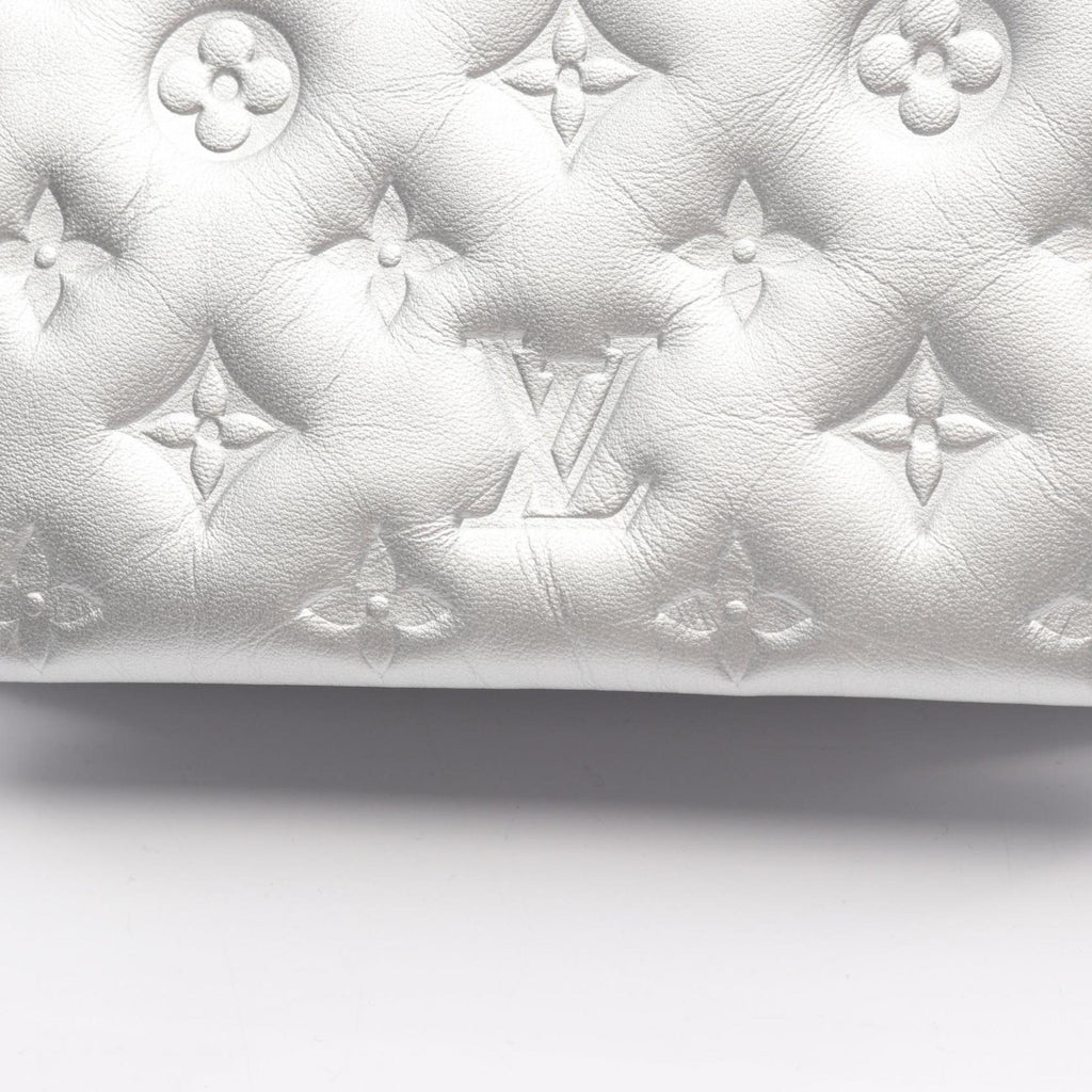Louis Vuitton Silver Leather Shoulder Bag