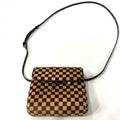 Louis Vuitton Brown Leather Shoulder Bag