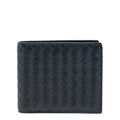 Bottega Veneta Navy Leather Bill Wallet (Bi-Fold)