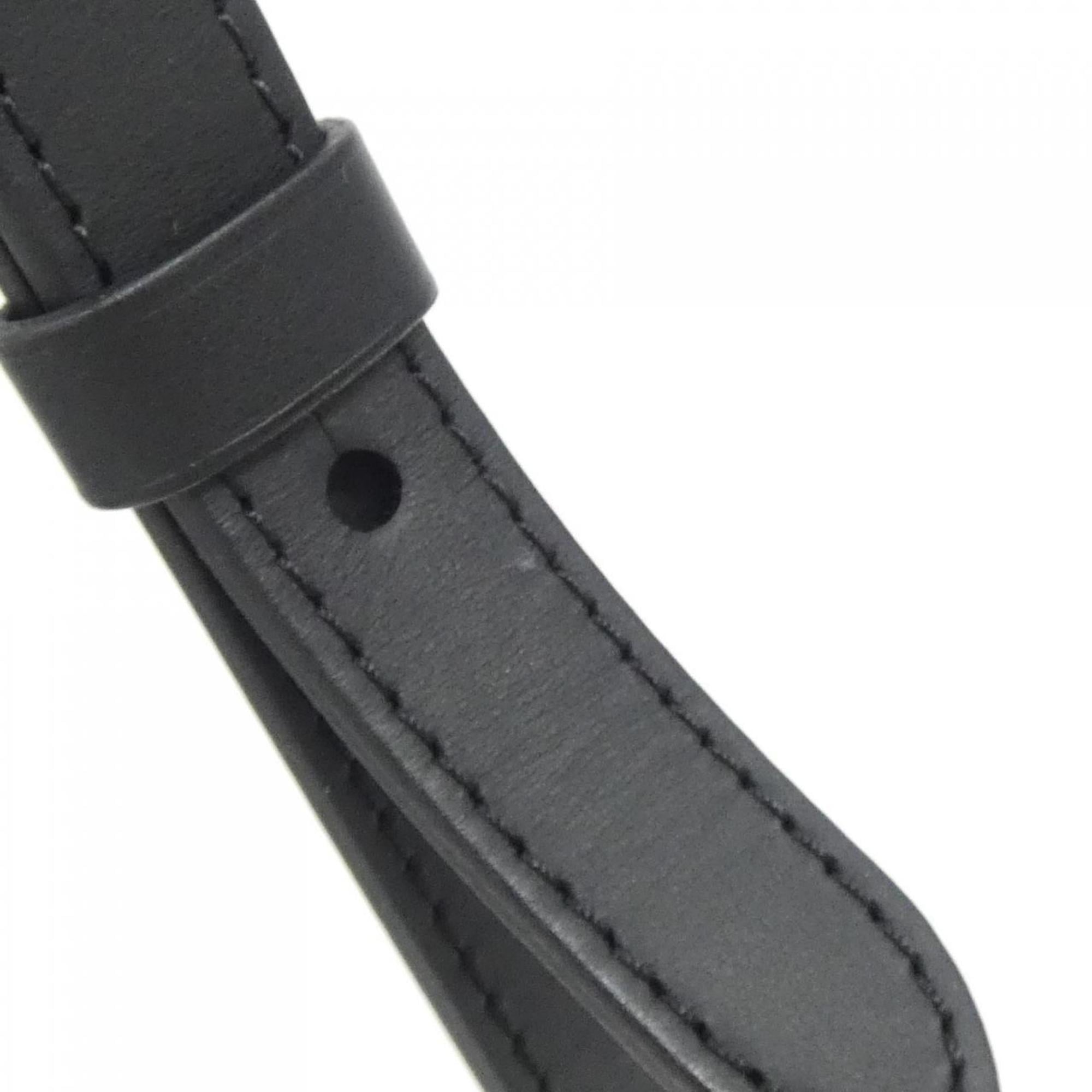 Louis Vuitton Black Leather Shoulder Bag