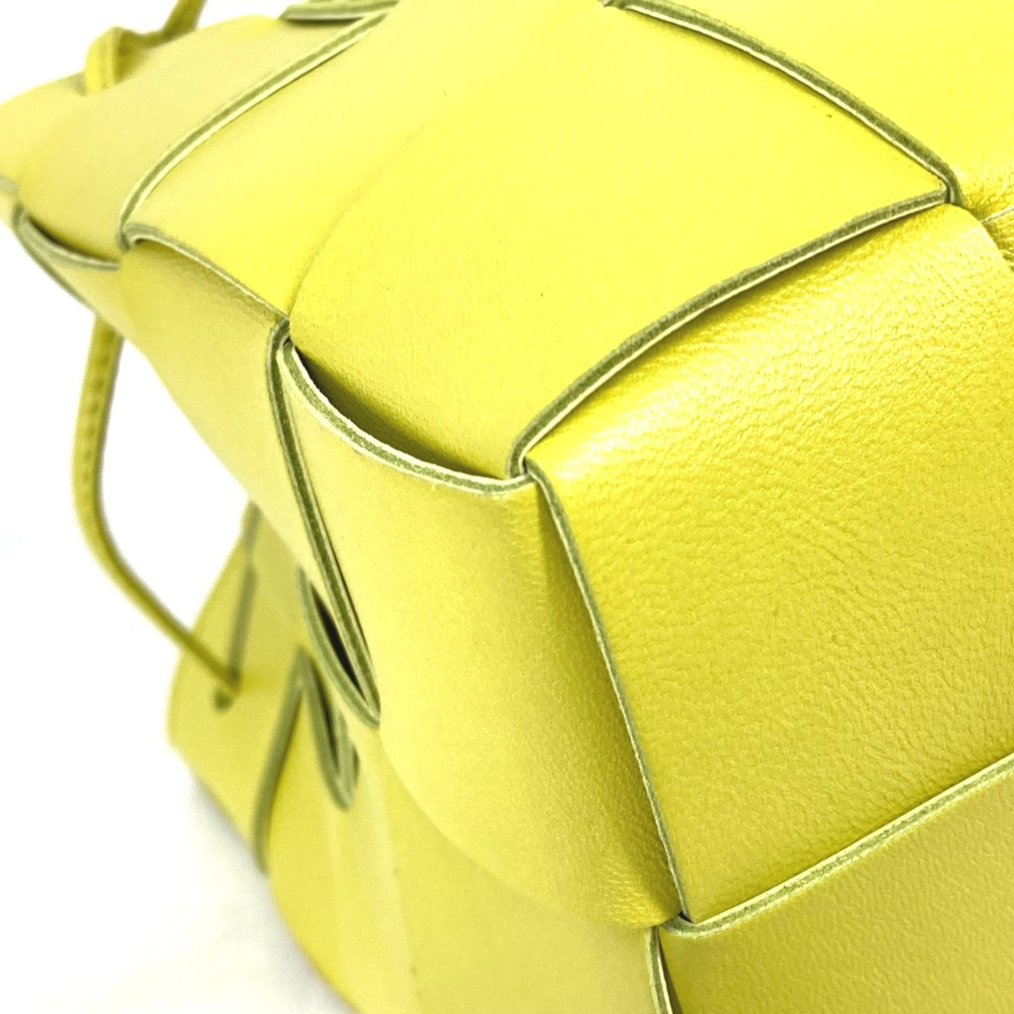 Bottega Veneta Green Leather Shoulder Bag