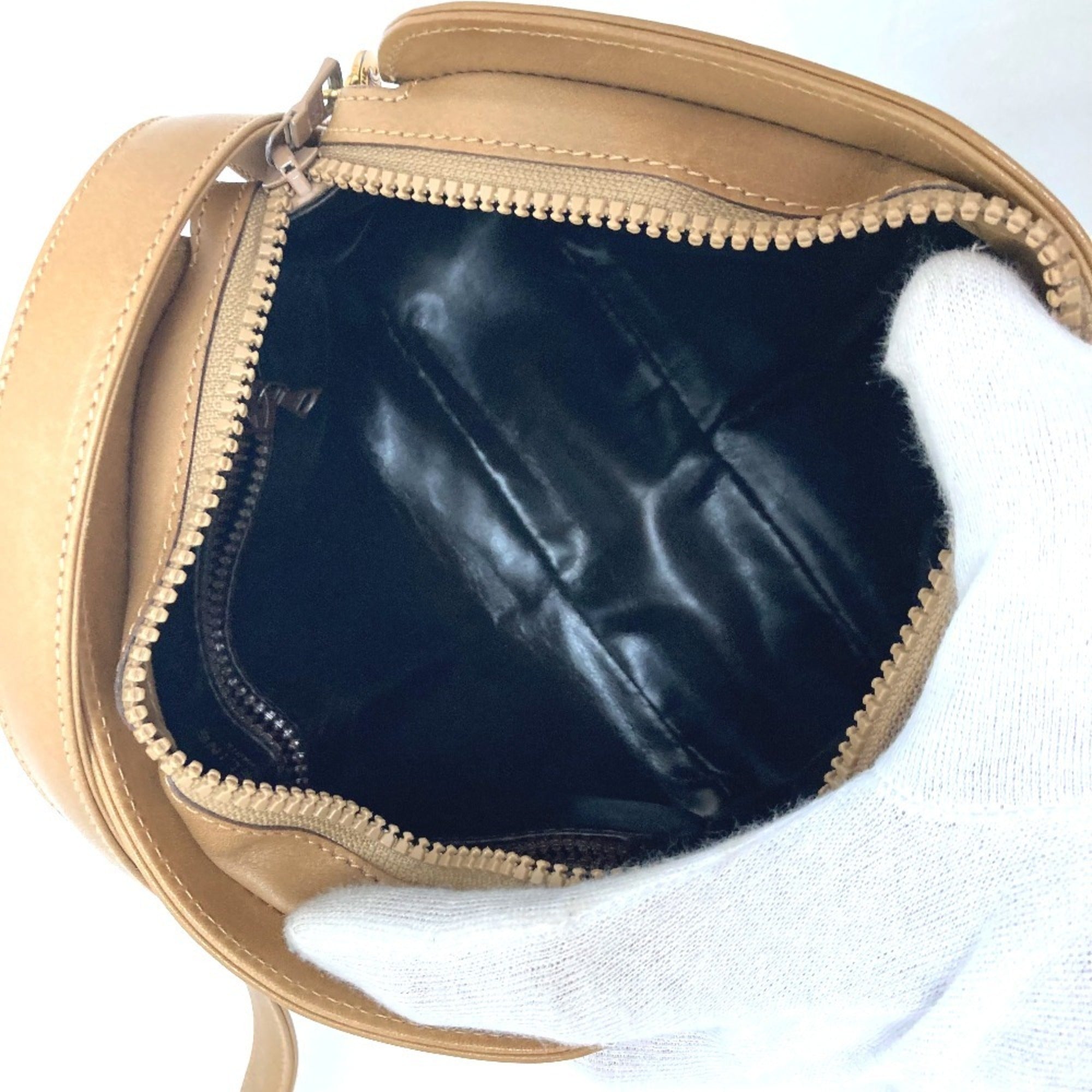 Celine Macadam Beige Pvc Leather Shoulder Bag