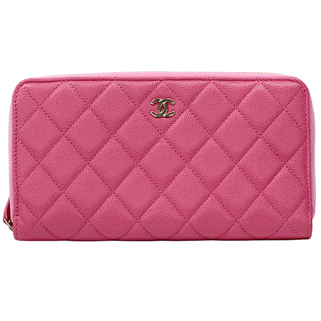Chanel Pink Grained Calfskin
