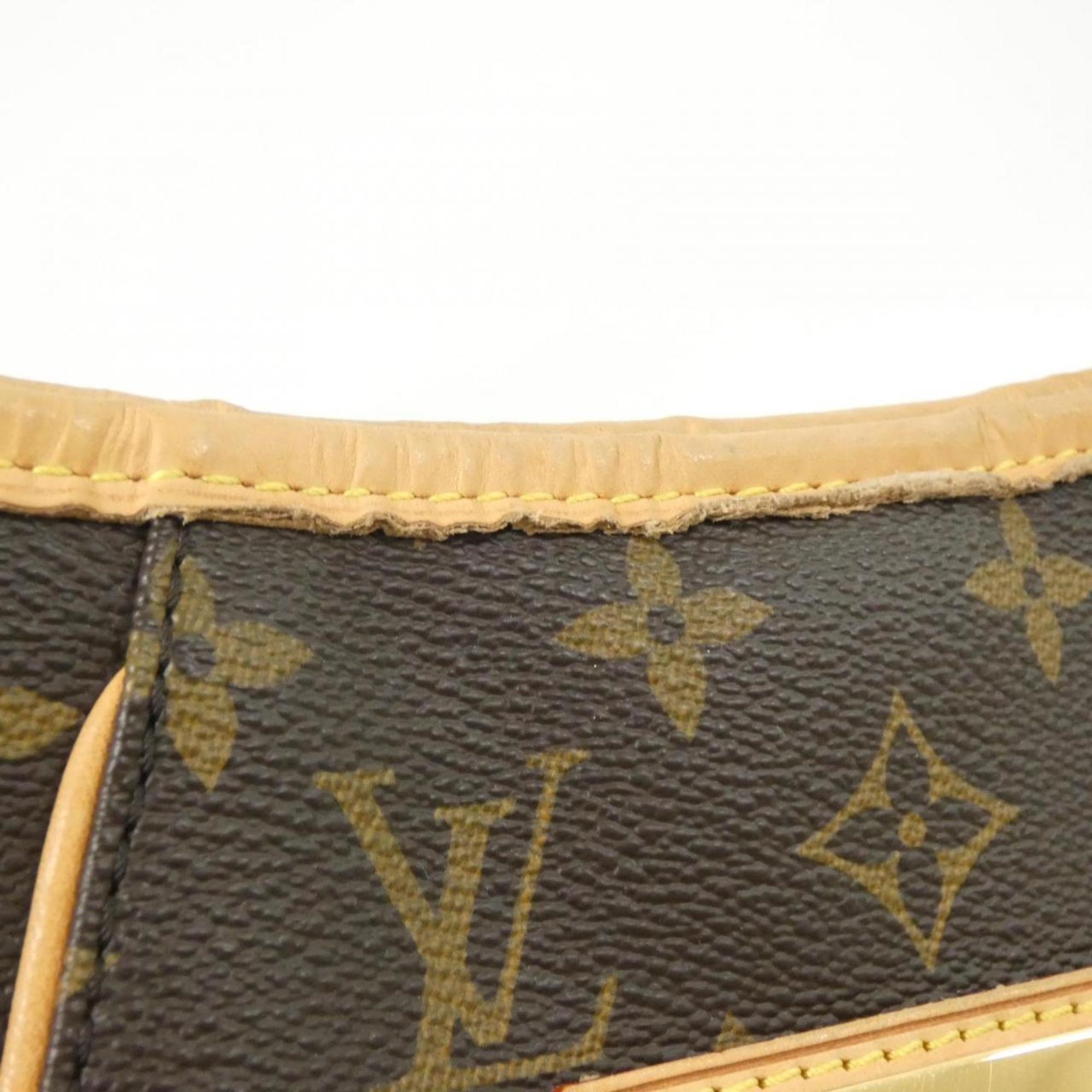 Louis Vuitton Marron Coated Canvas Shoulder Bag