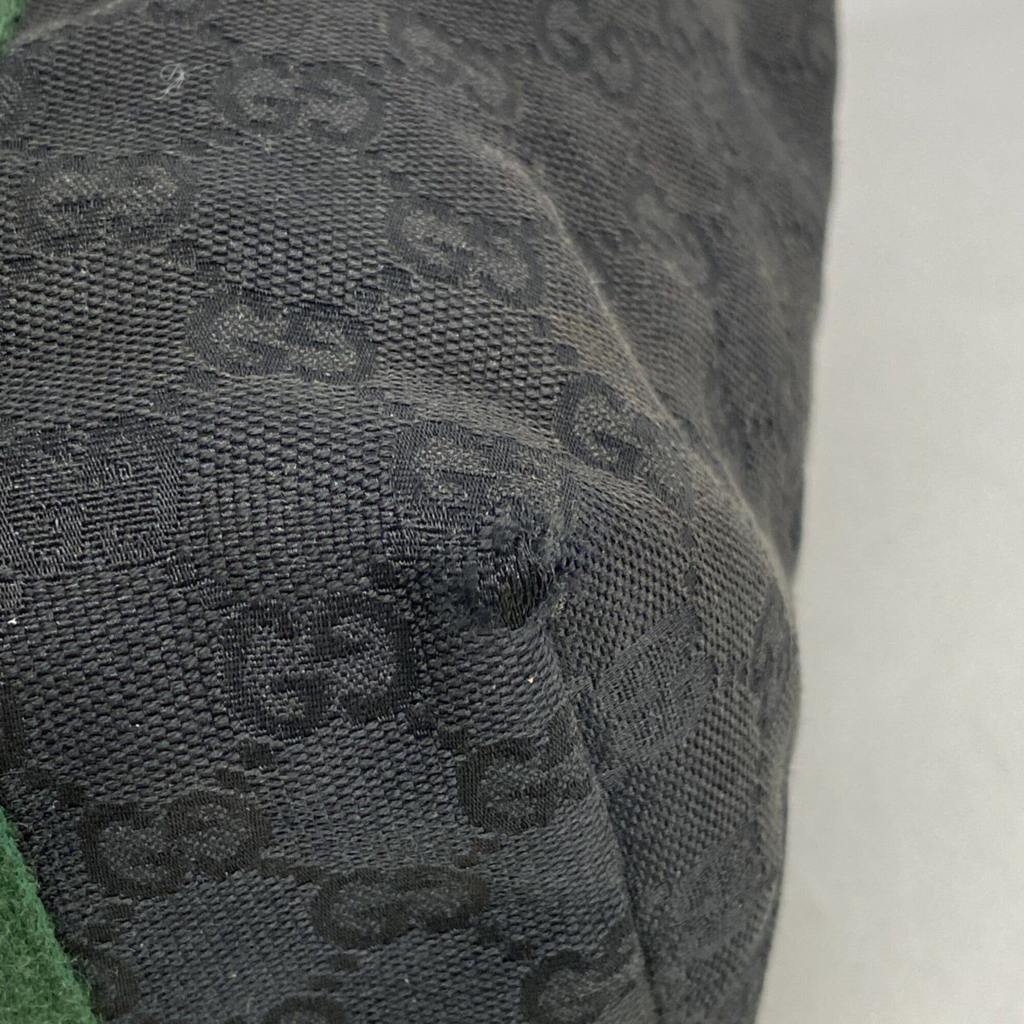 Gucci Black Canvas Tote Bag (Pre-Owned)