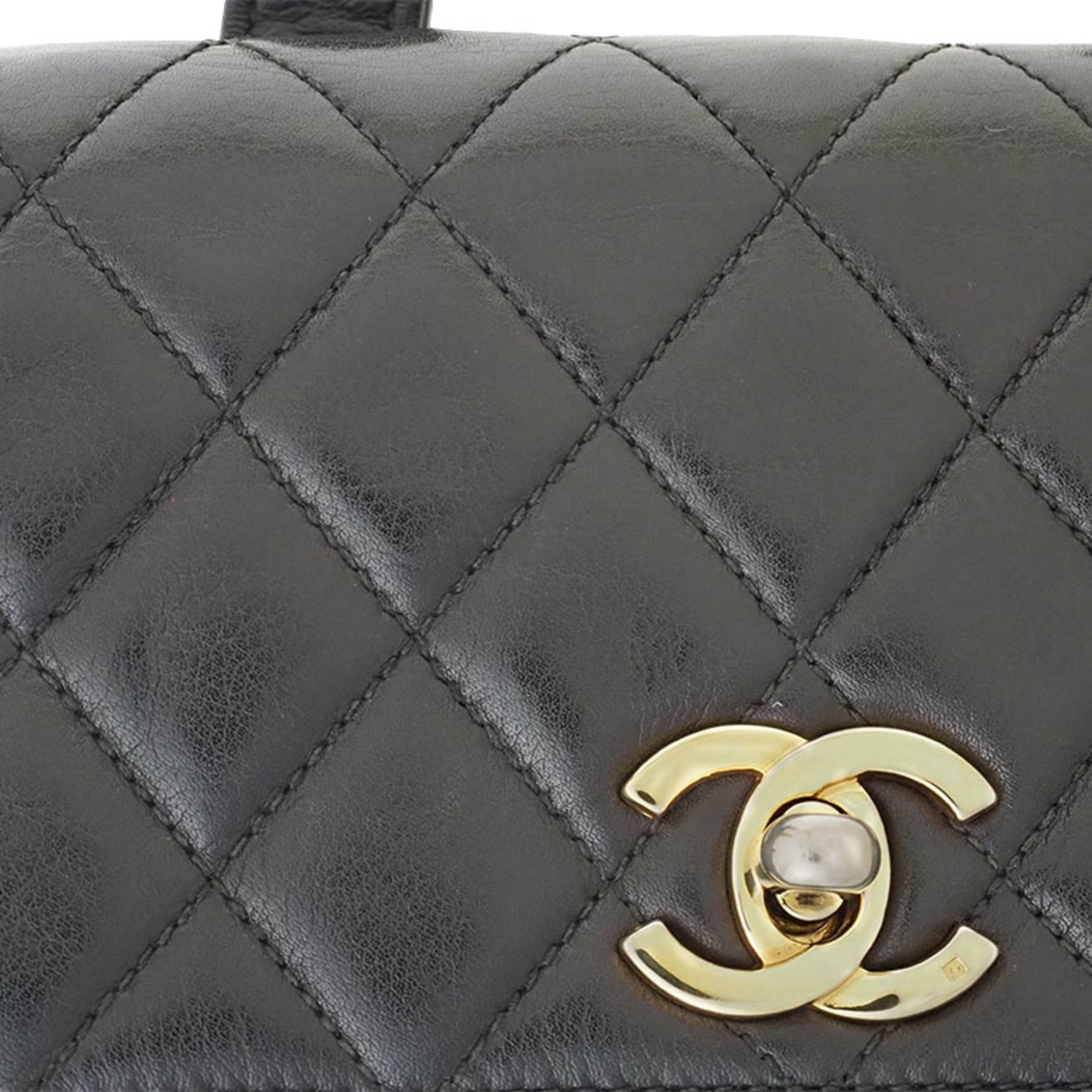 Chanel Black Leather Fanny Pack
