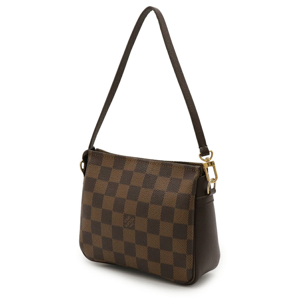 Louis Vuitton Brown Damier Canvas Pvc Handbag Pouch