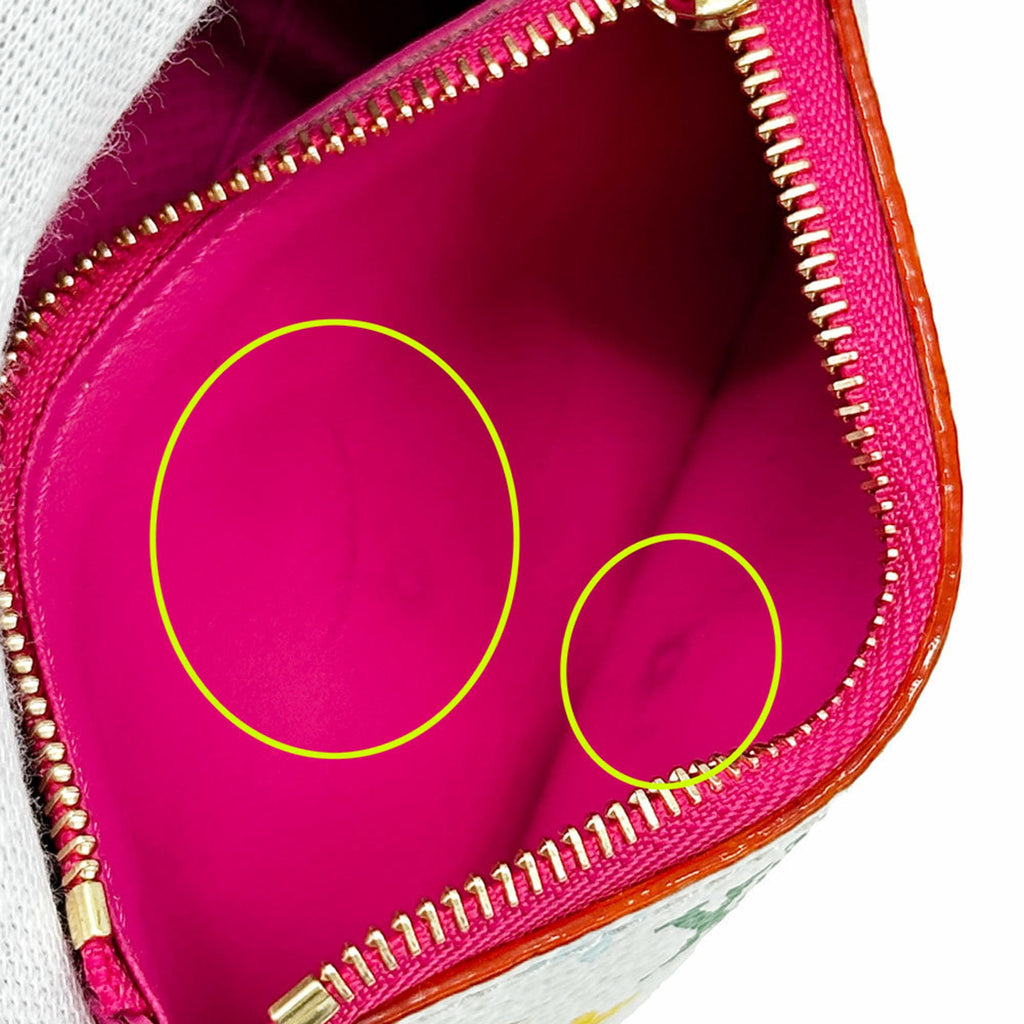 Louis Vuitton Multi-Color White Monogram Multicolore Coin Purse/Coin Case