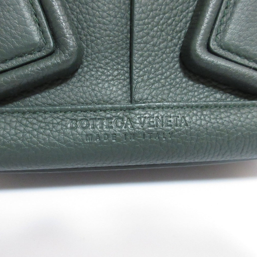 Bottega Veneta Green Leather Handbag Shoulder Bag