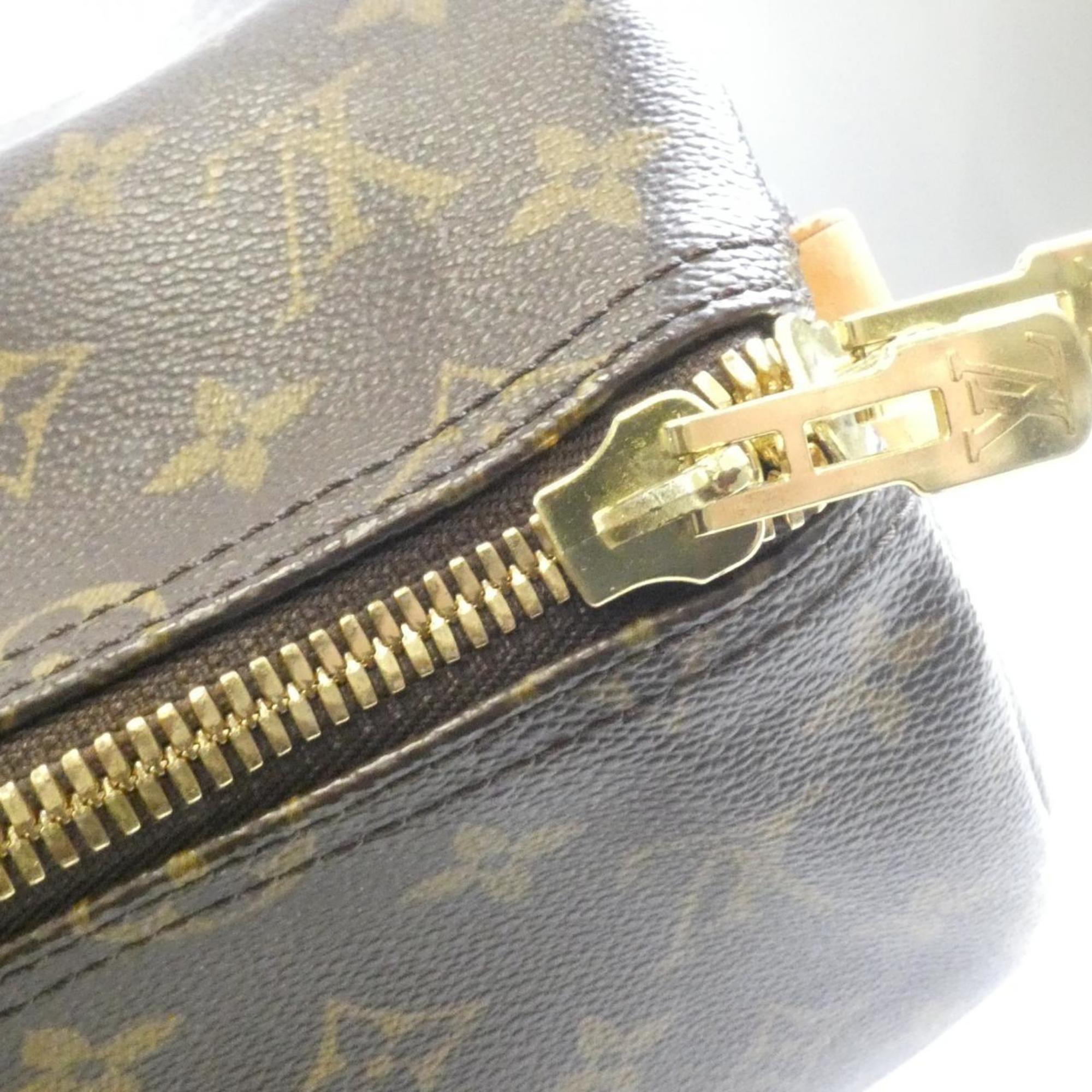 Louis Vuitton Brown Coated Canvas Boston Bag