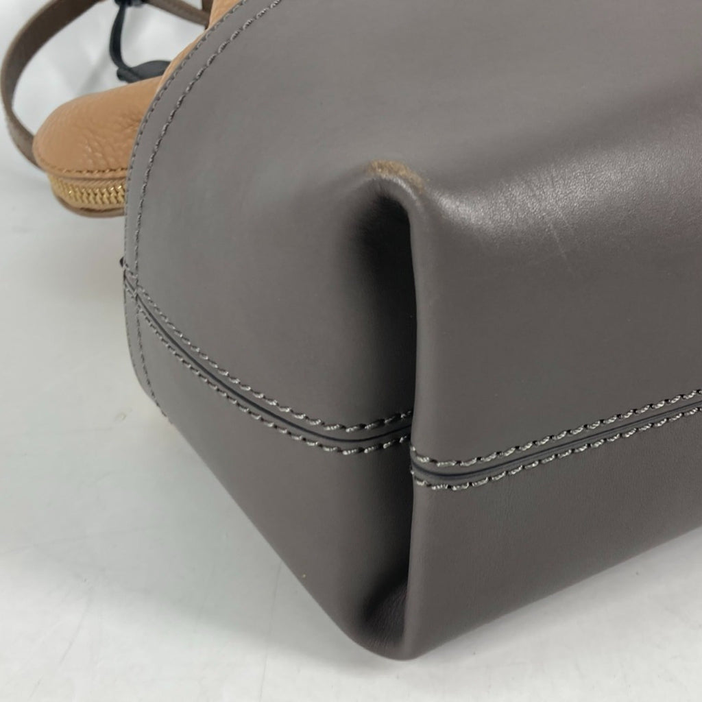 Fendi Beige Leather Shoulder Bag