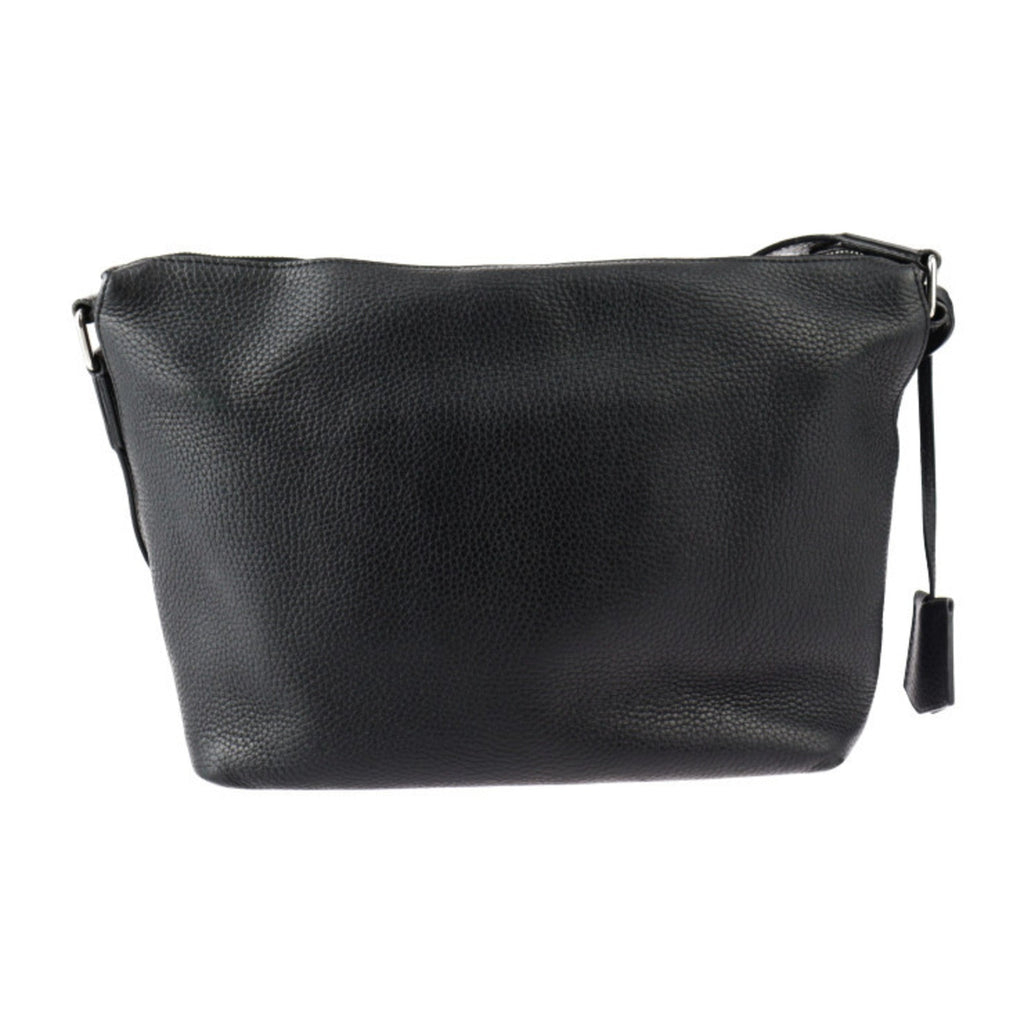 Louis Vuitton Black Leather Shoulder Bag