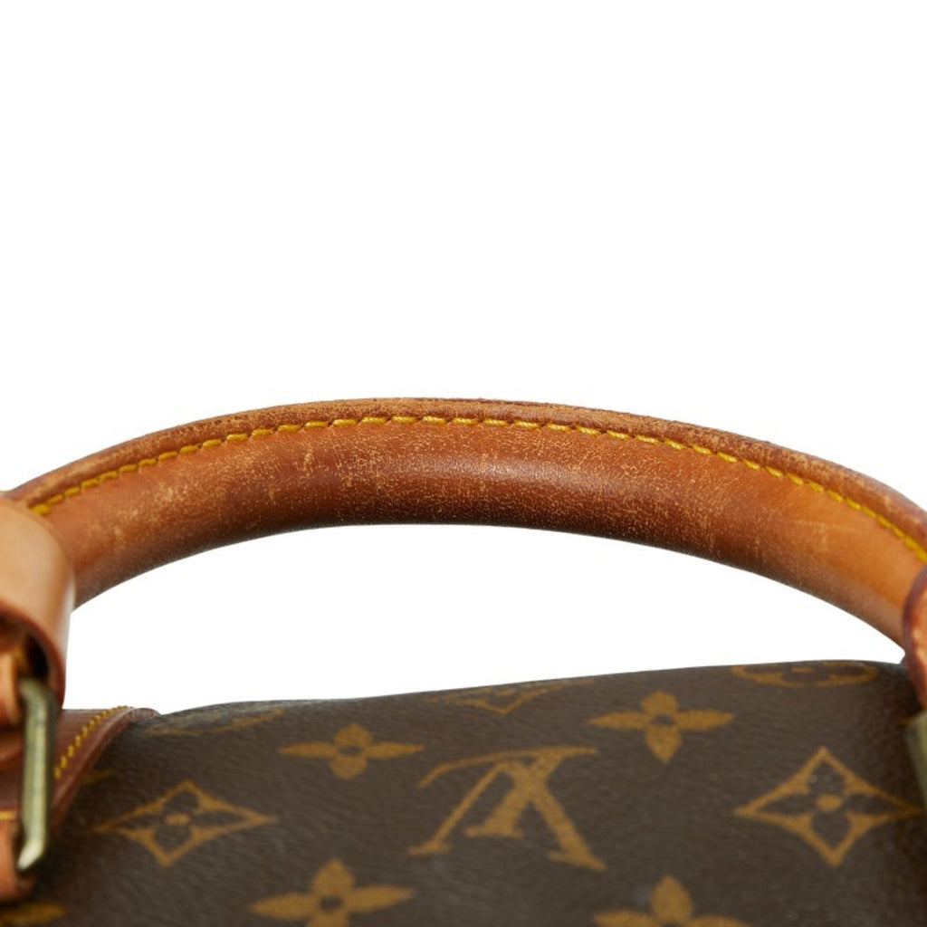 Louis Vuitton Brown Pvc Leather Boston Bag