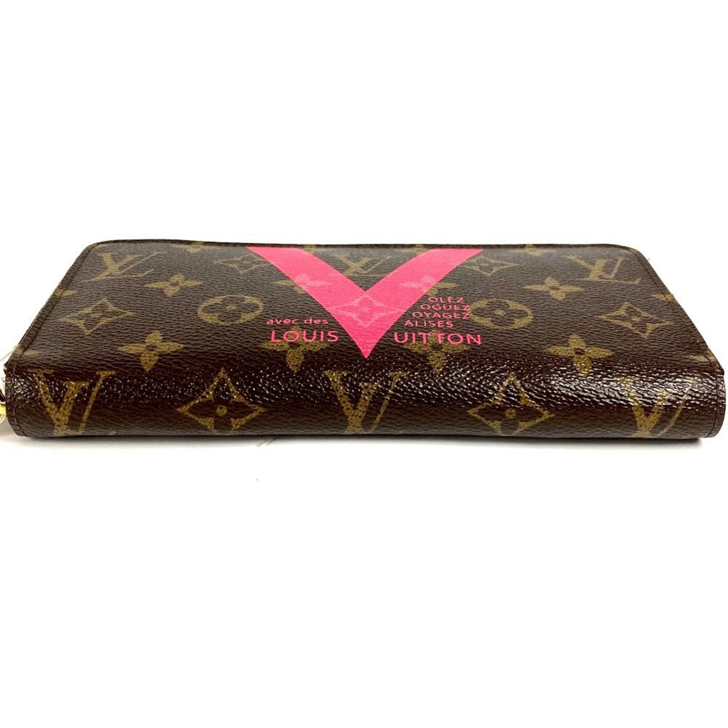 Louis Vuitton Monogram Brown Monogram Pink Monogram Long Wallet