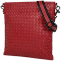 Bottega Veneta Red Color Leather Shoulder Bag