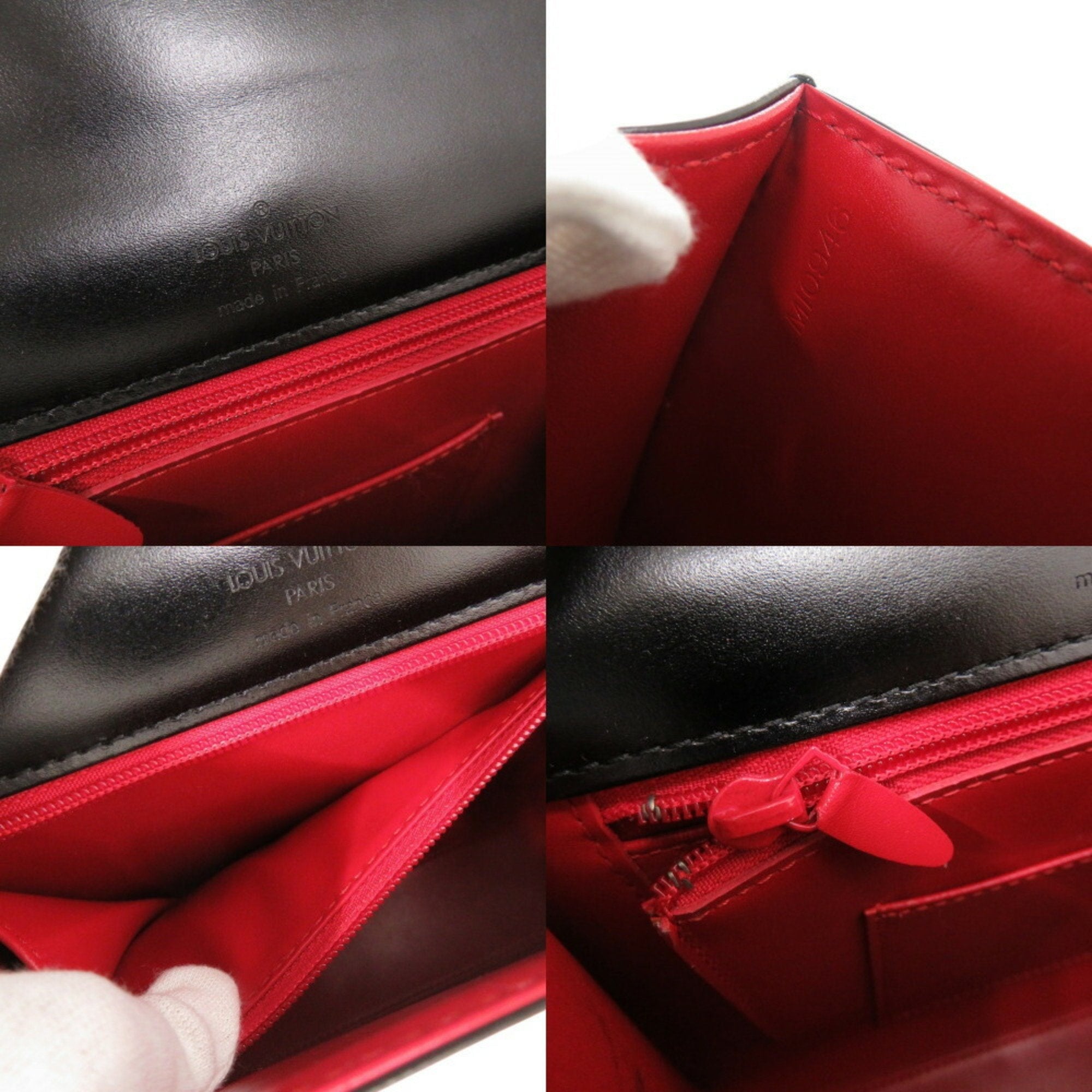 Louis Vuitton Black Leather Handbag