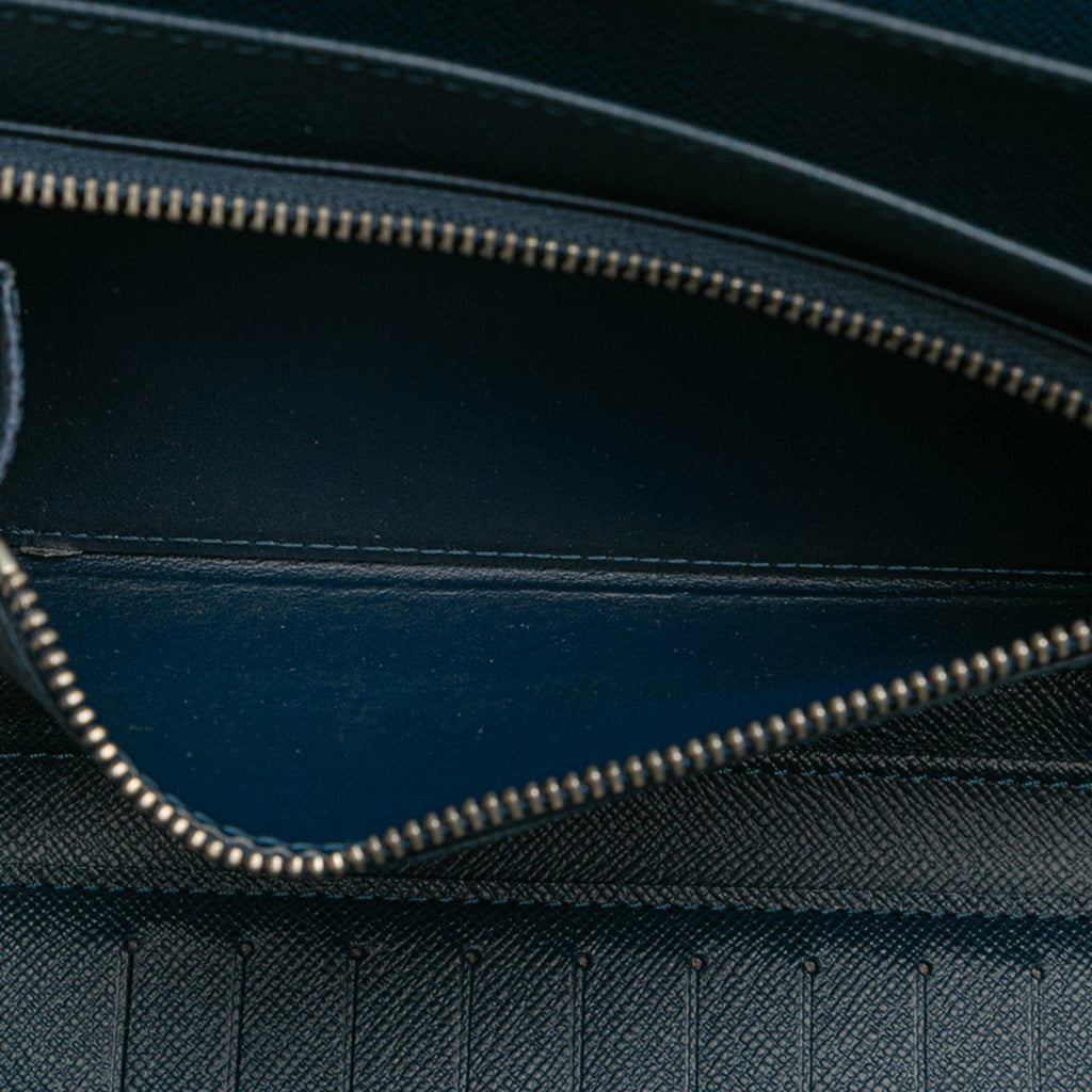 Louis Vuitton Navy Ocean Leather Long Wallet
