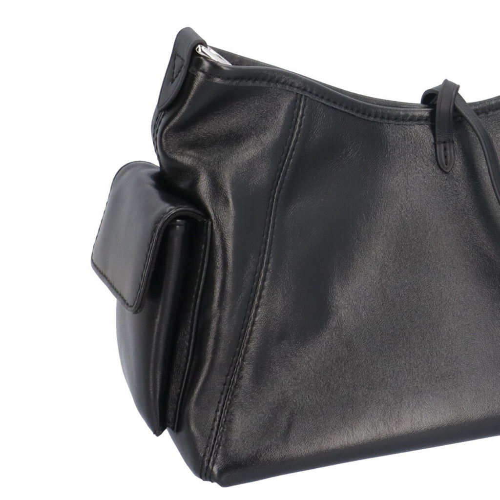 Louis Vuitton Black Leather Shoulder Bag