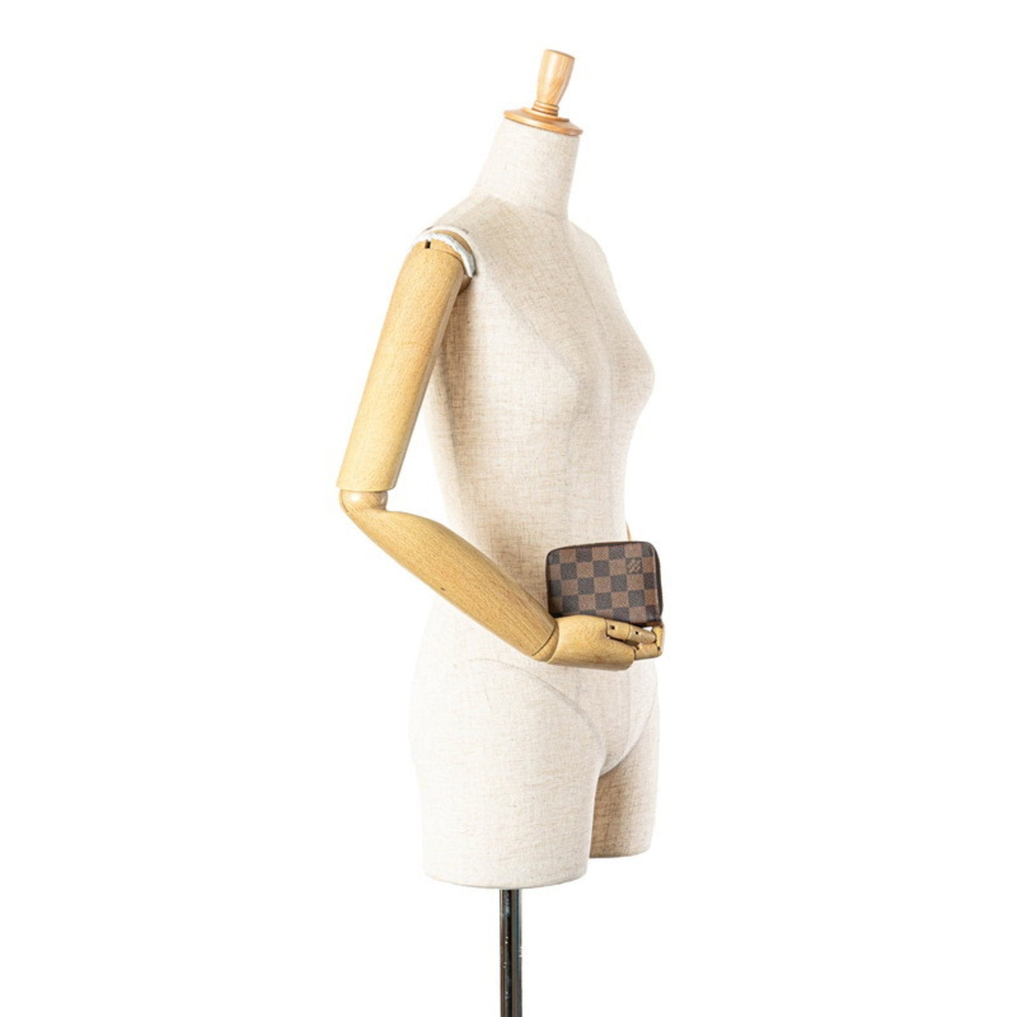 Louis Vuitton Brown Pvc Coin Purse/Coin Case