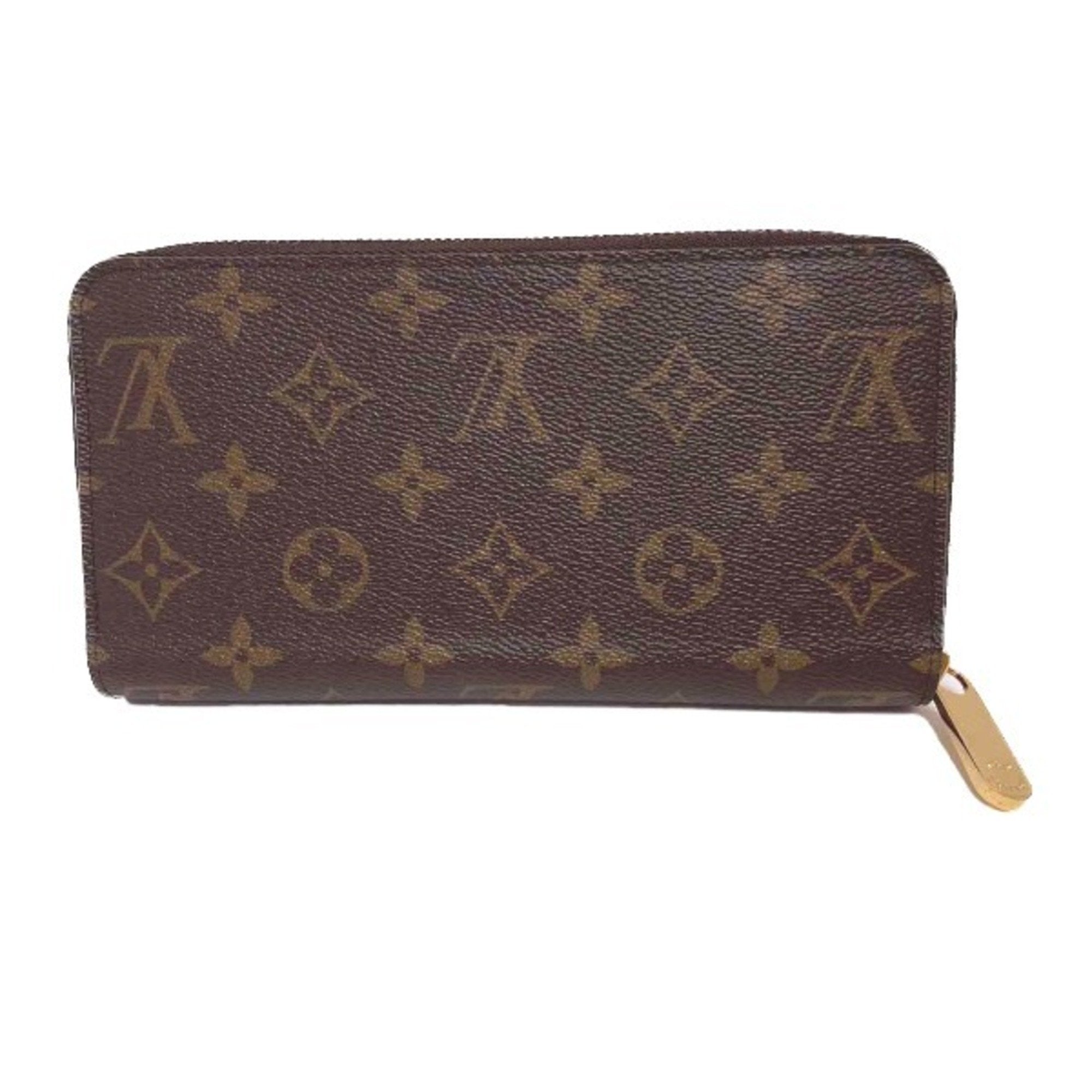 Louis Vuitton Brown Fuchsia Monogram Long Wallet