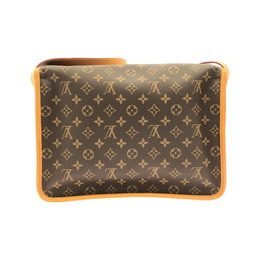 Louis Vuitton Brown Coated Canvas Shoulder Bag