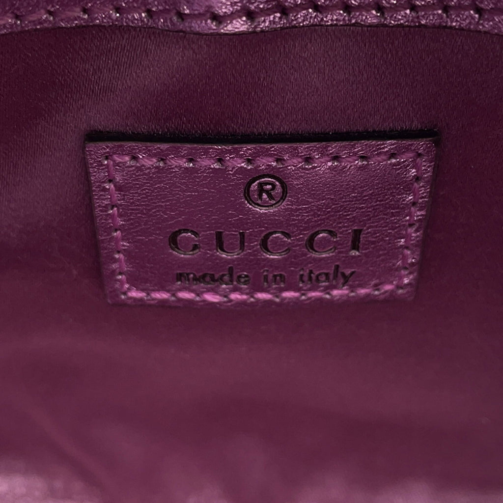 Gucci Metallic Pink Leather Handbag (Pre-Owned)
