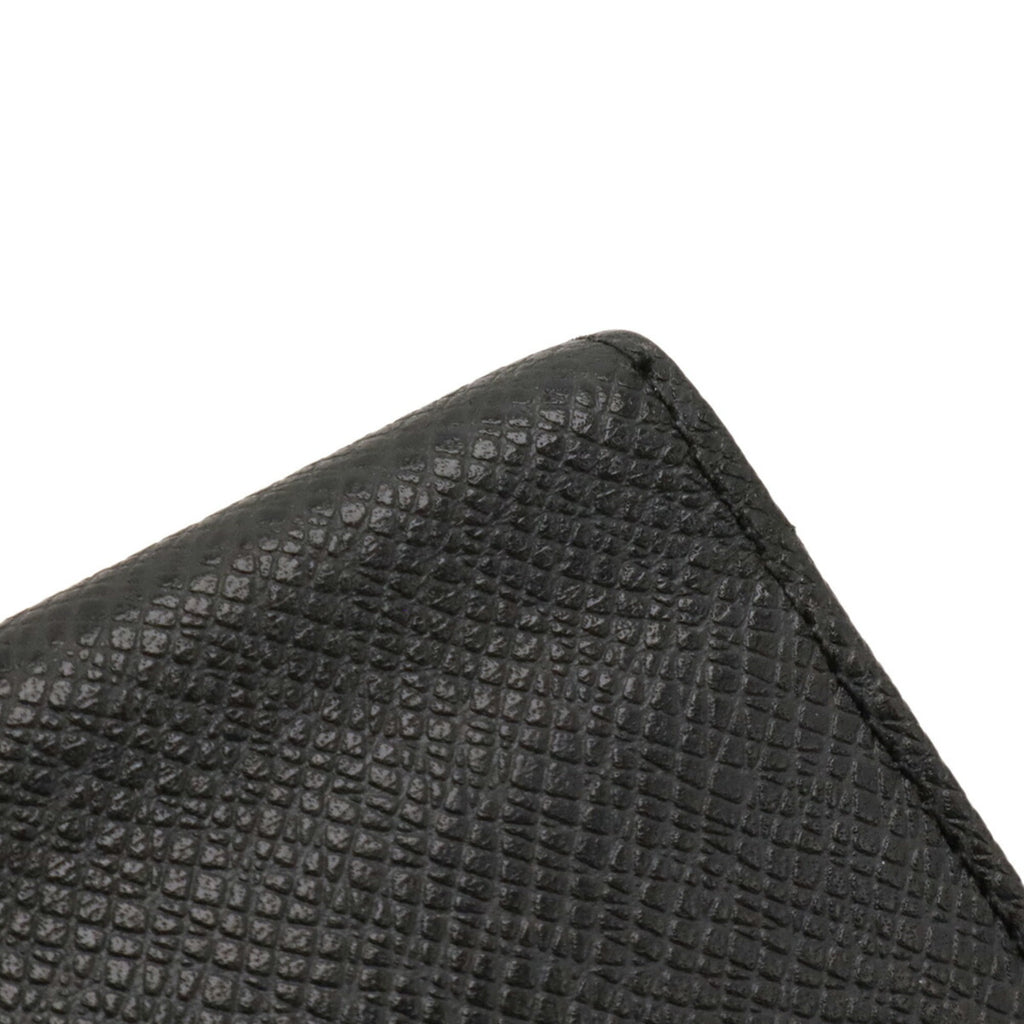 Louis Vuitton Ardoise Black Taiga Leather Leather Long Wallet