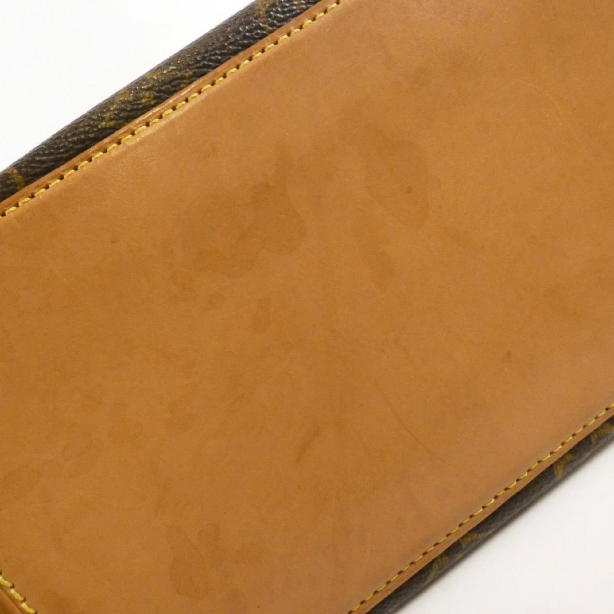Louis Vuitton Brown Coated Canvas Handbag