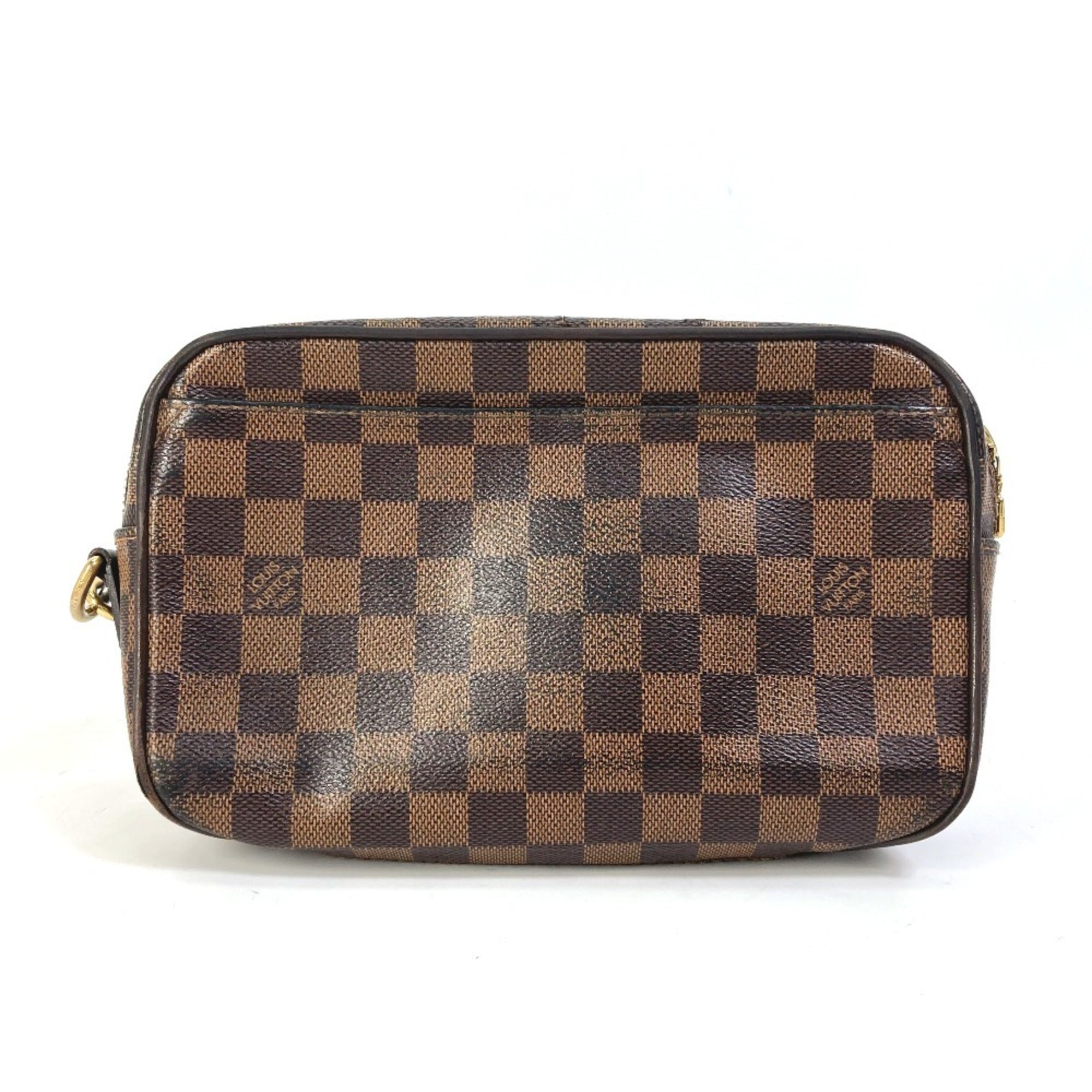 Louis Vuitton Damier Brown Ebene Damier Canvas Pochette