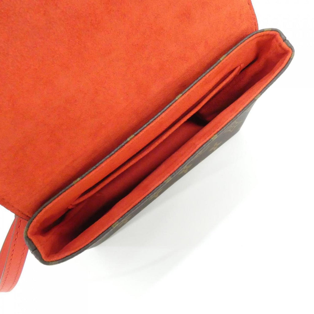 Louis Vuitton Brown Coquelicots Red Color Coated Canvas Leather Handbag