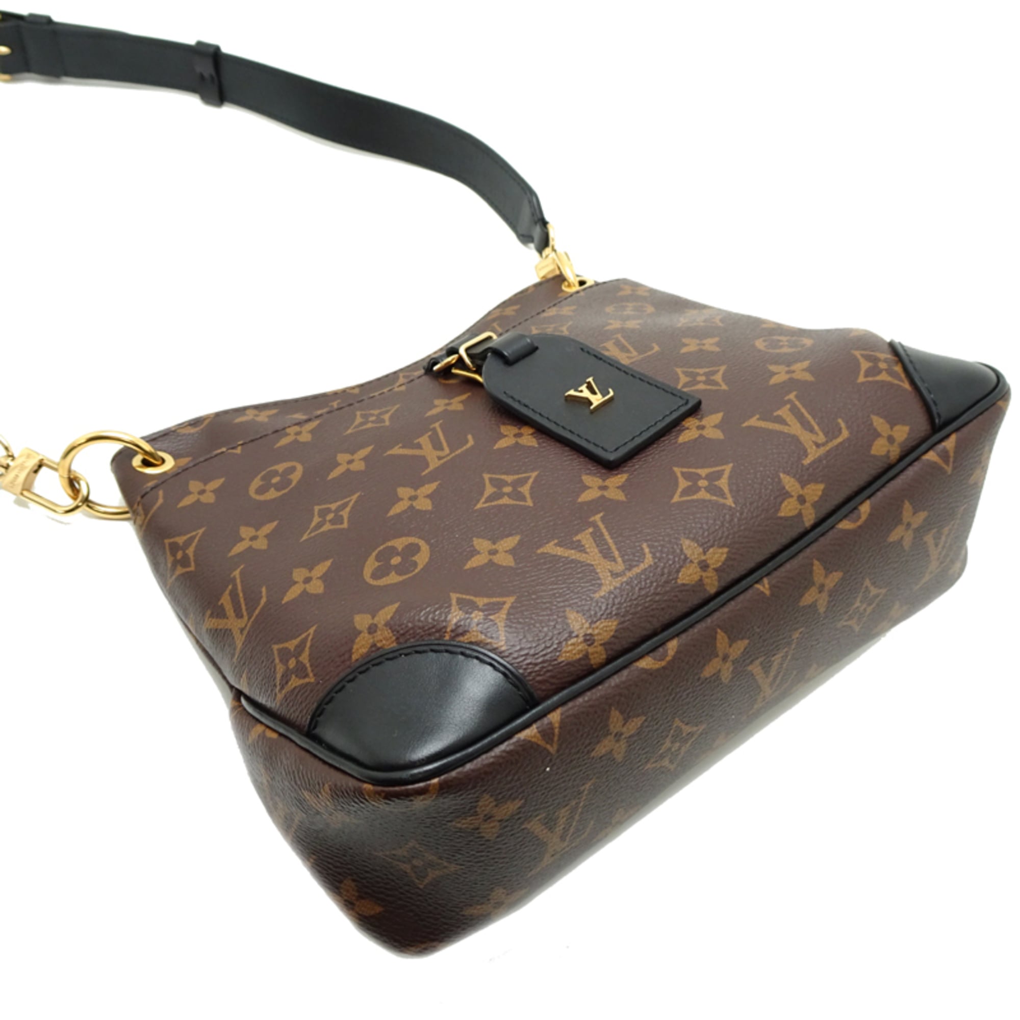 Louis Vuitton Black Brown Monogram Noir Monogram Shoulder Bag