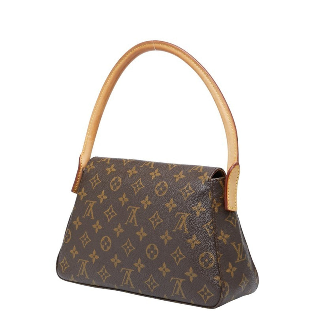 Louis Vuitton Brown Pvc Leather Handbag Shoulder Bag