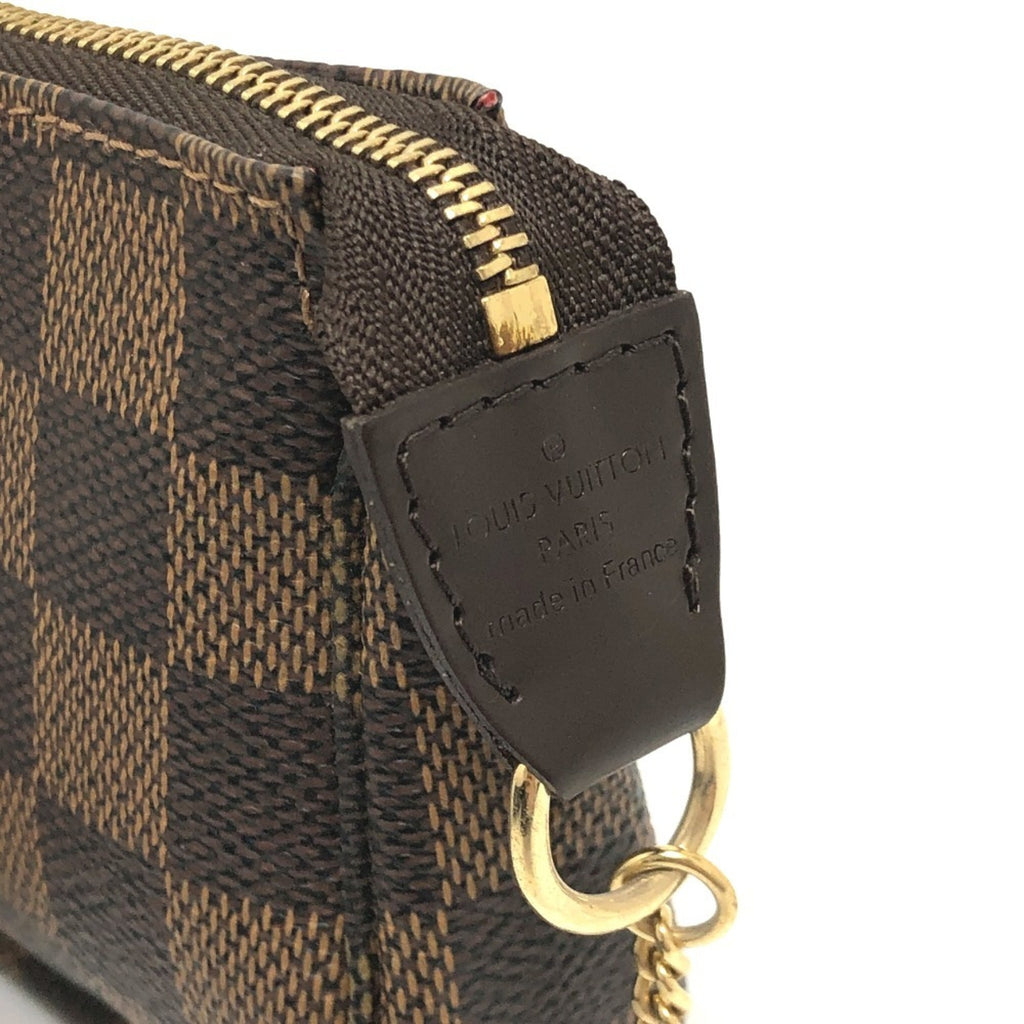 Louis Vuitton Brown Ebene Damier Canvas Pochette Pouch