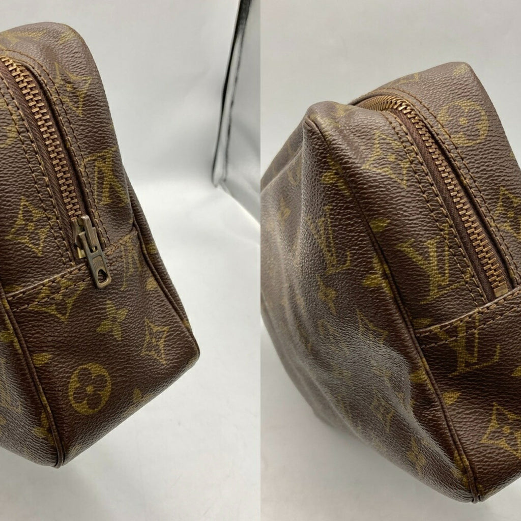 Louis Vuitton Brown Pvc Clutch Bag