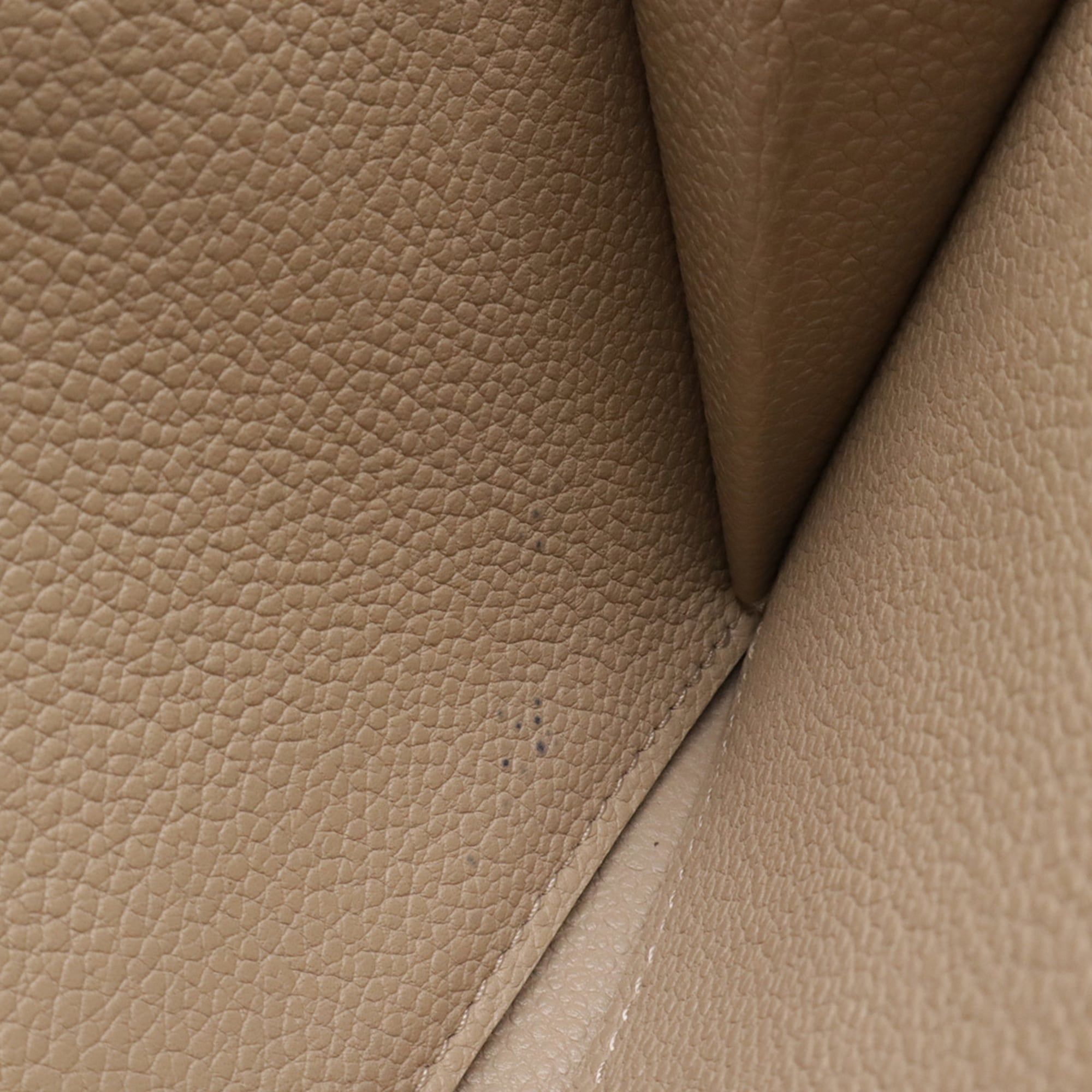 Louis Vuitton Beige Monogram Empreinte Leather Long Wallet