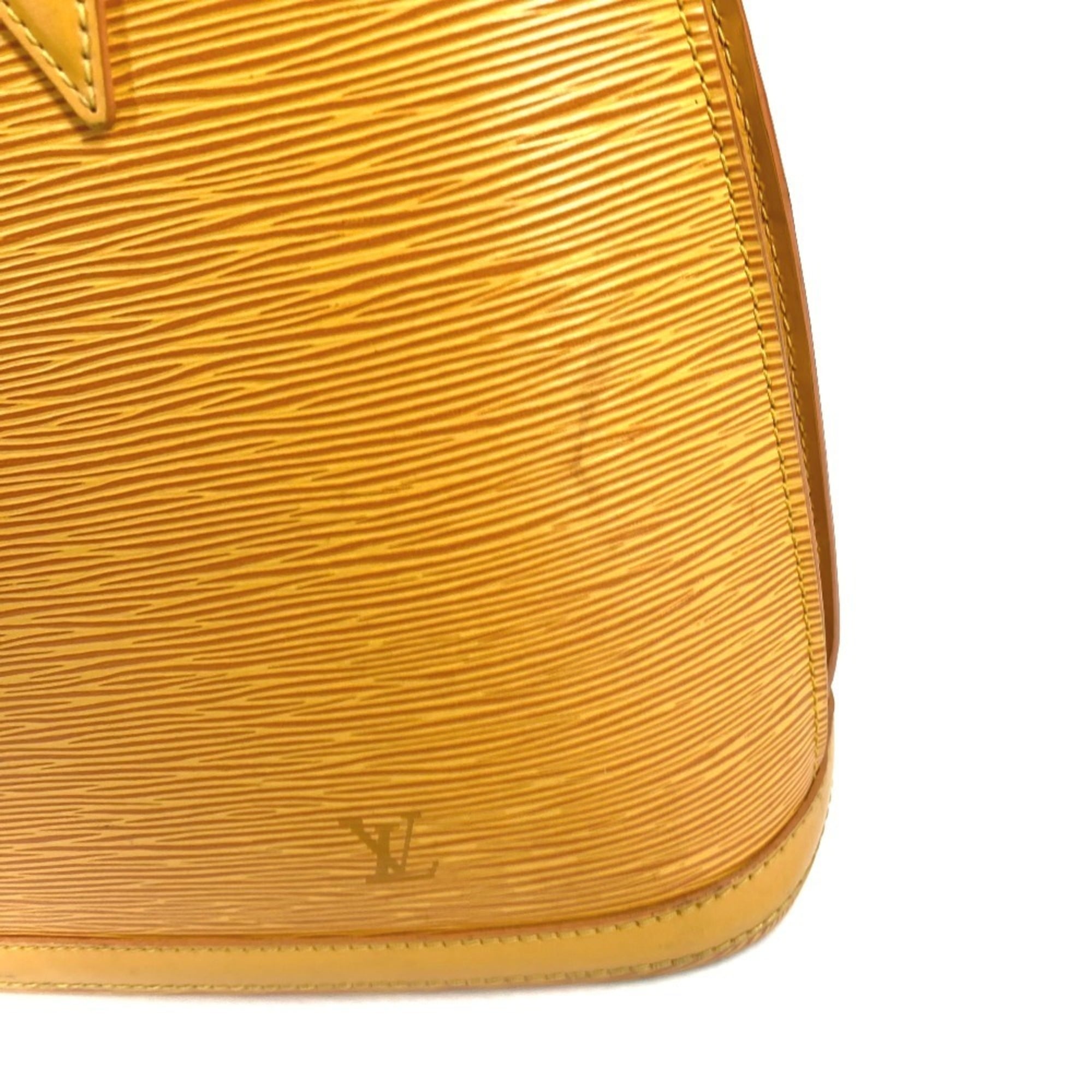 Louis Vuitton Epi Yellow Epi Leather Shoulder Bag Tote Bag