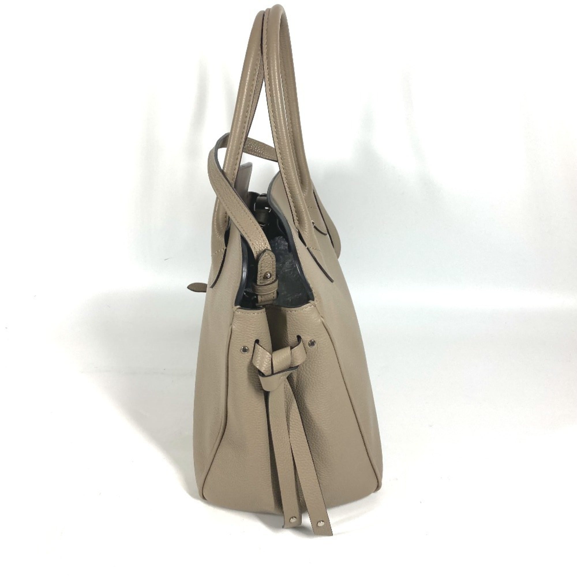 Louis Vuitton Gray Tourterelle Leather Handbag Shoulder Bag Tote Bag