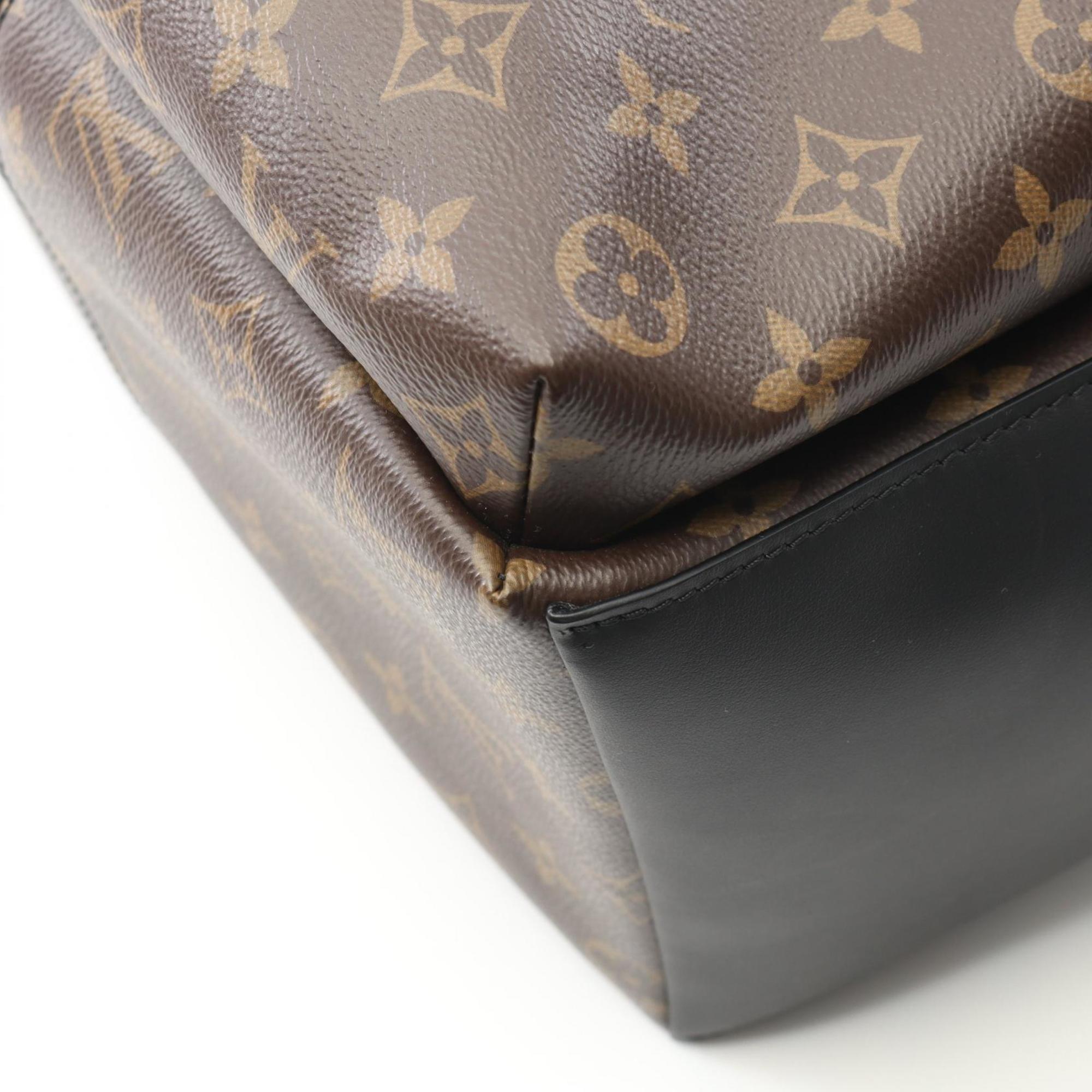 Louis Vuitton Monogram Macassar Black Brown Monogram Macassar Coated Canvas Backpack