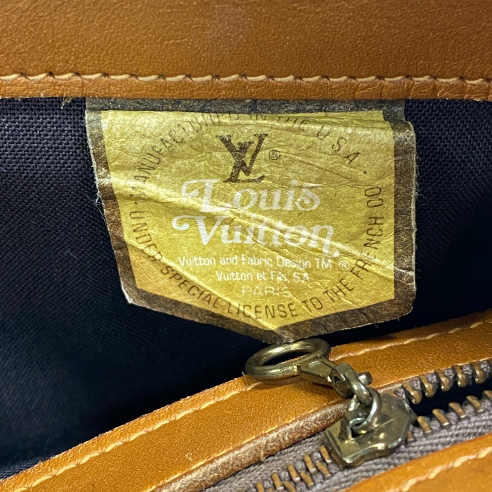 Louis Vuitton Brown Monogram Handbag Pouch